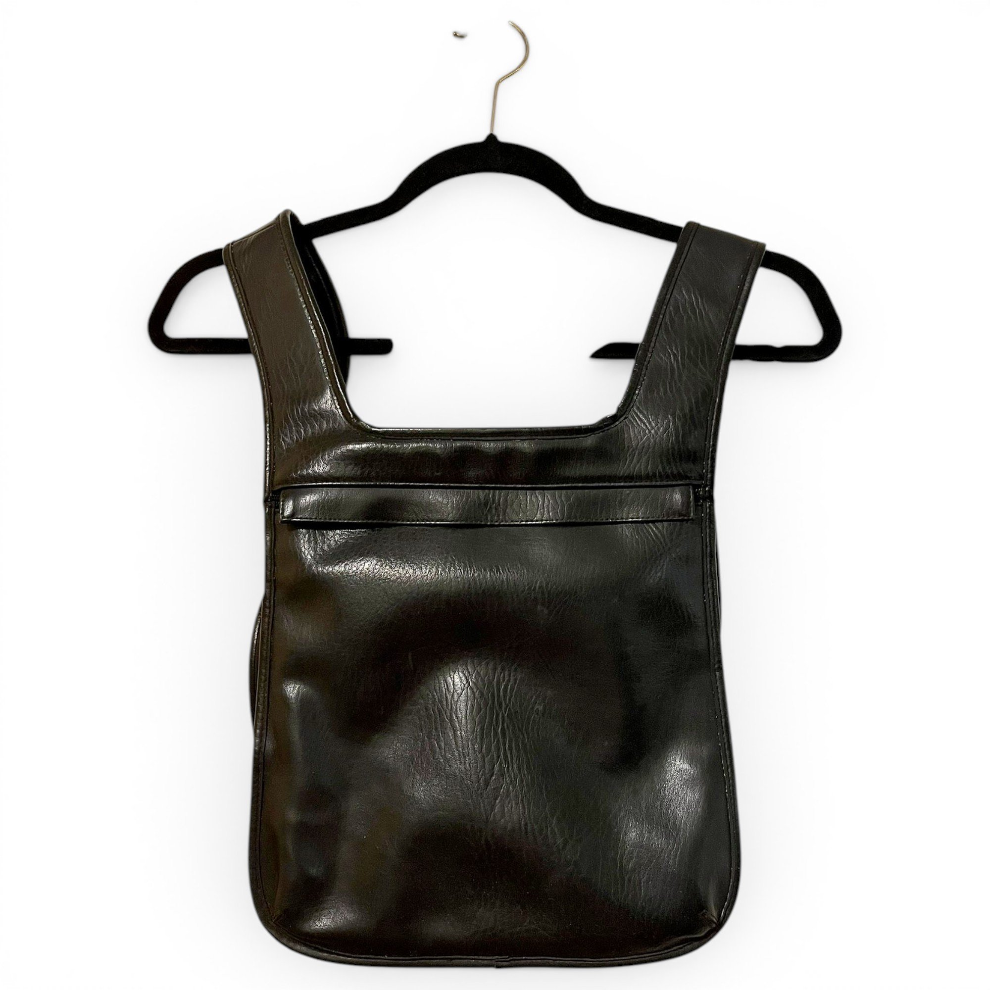 Leather backpack
