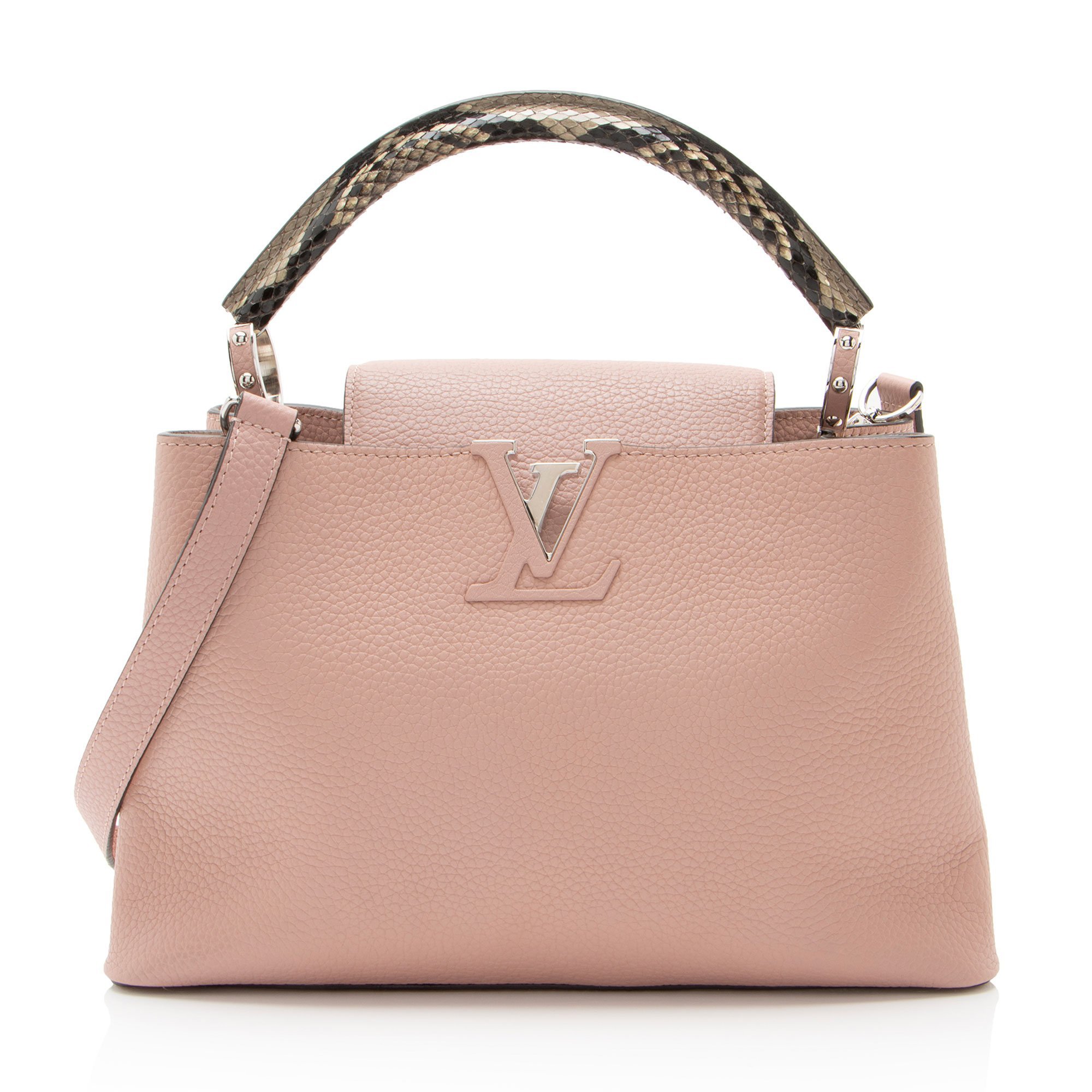 Capucines exotic leathers satchel