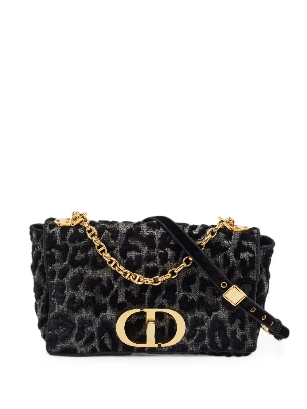 medium Caro leopard-patterned shoulder bag
