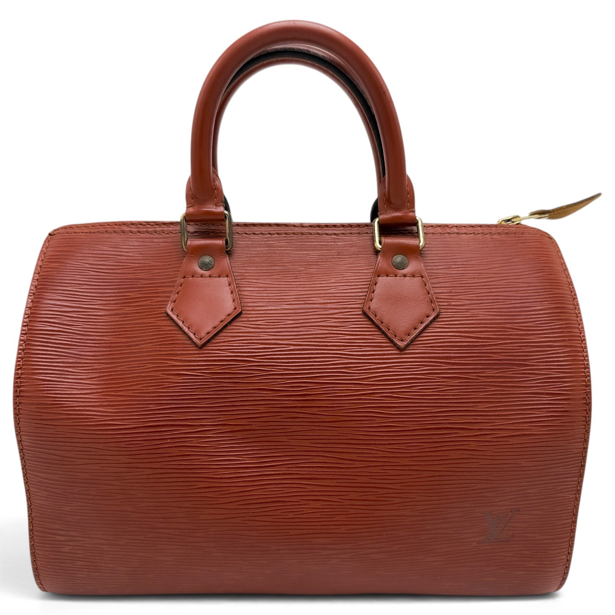 Speedy leather handbag