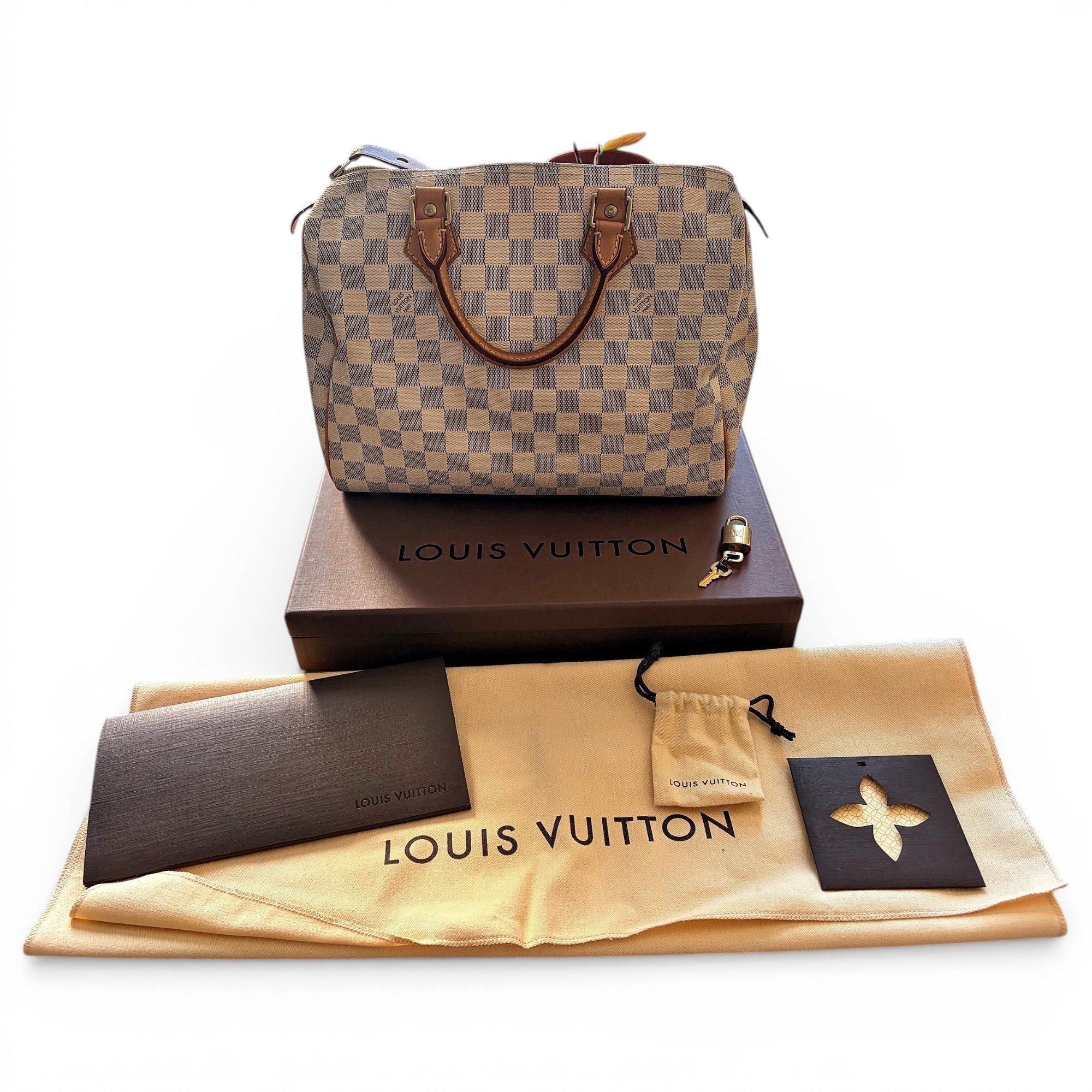 Speedy leather handbag