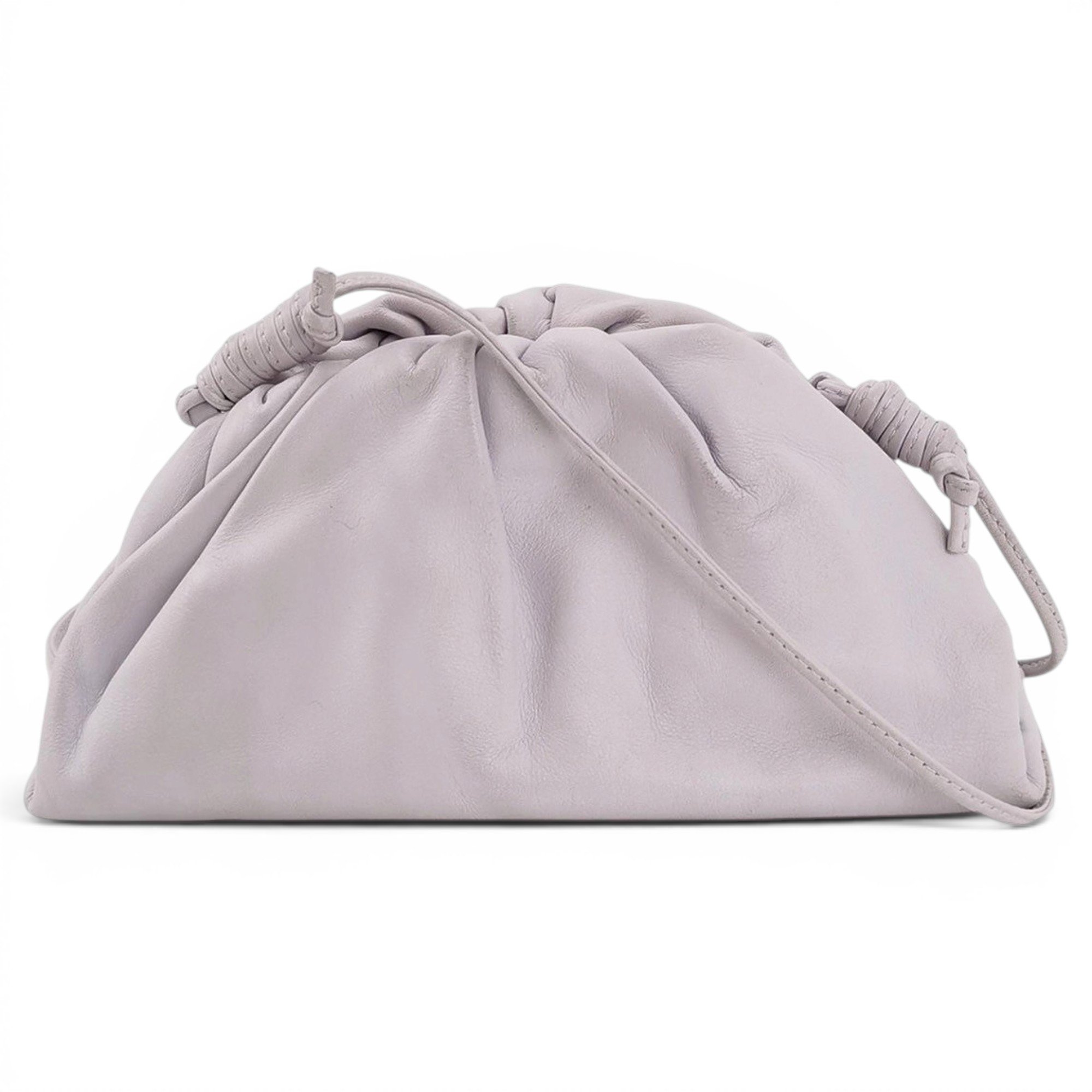 Pouch leather handbag