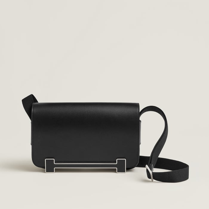 Noir Hermès Geta Slim Bag