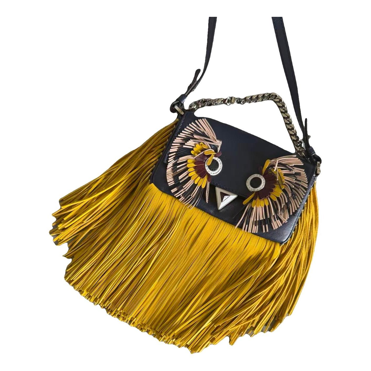 Wallet On Chain leather crossbody bag