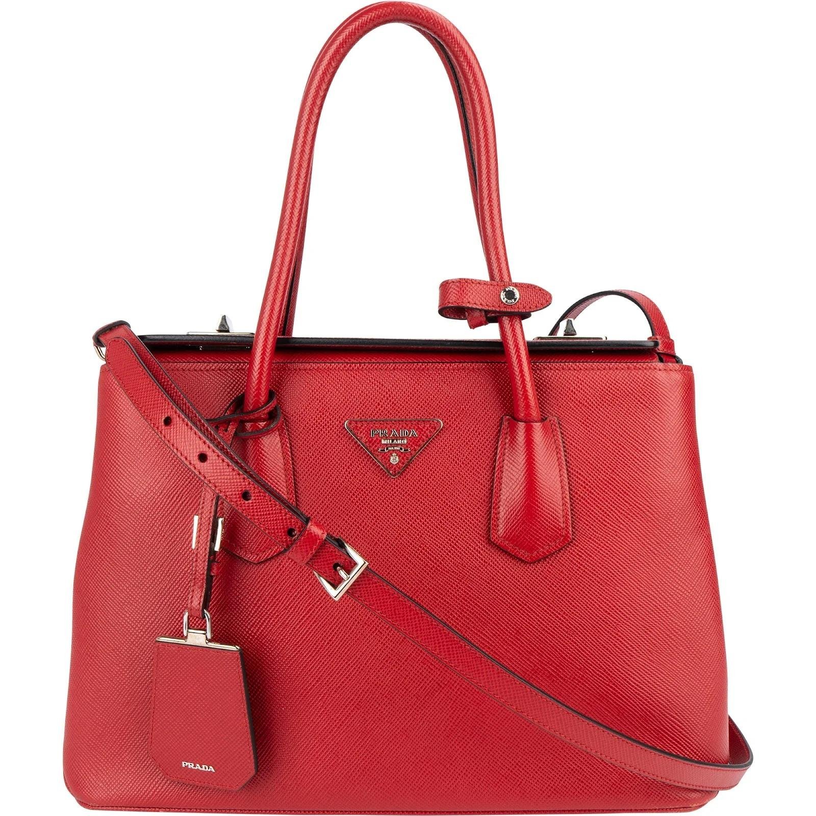 Prada Double leather handbag