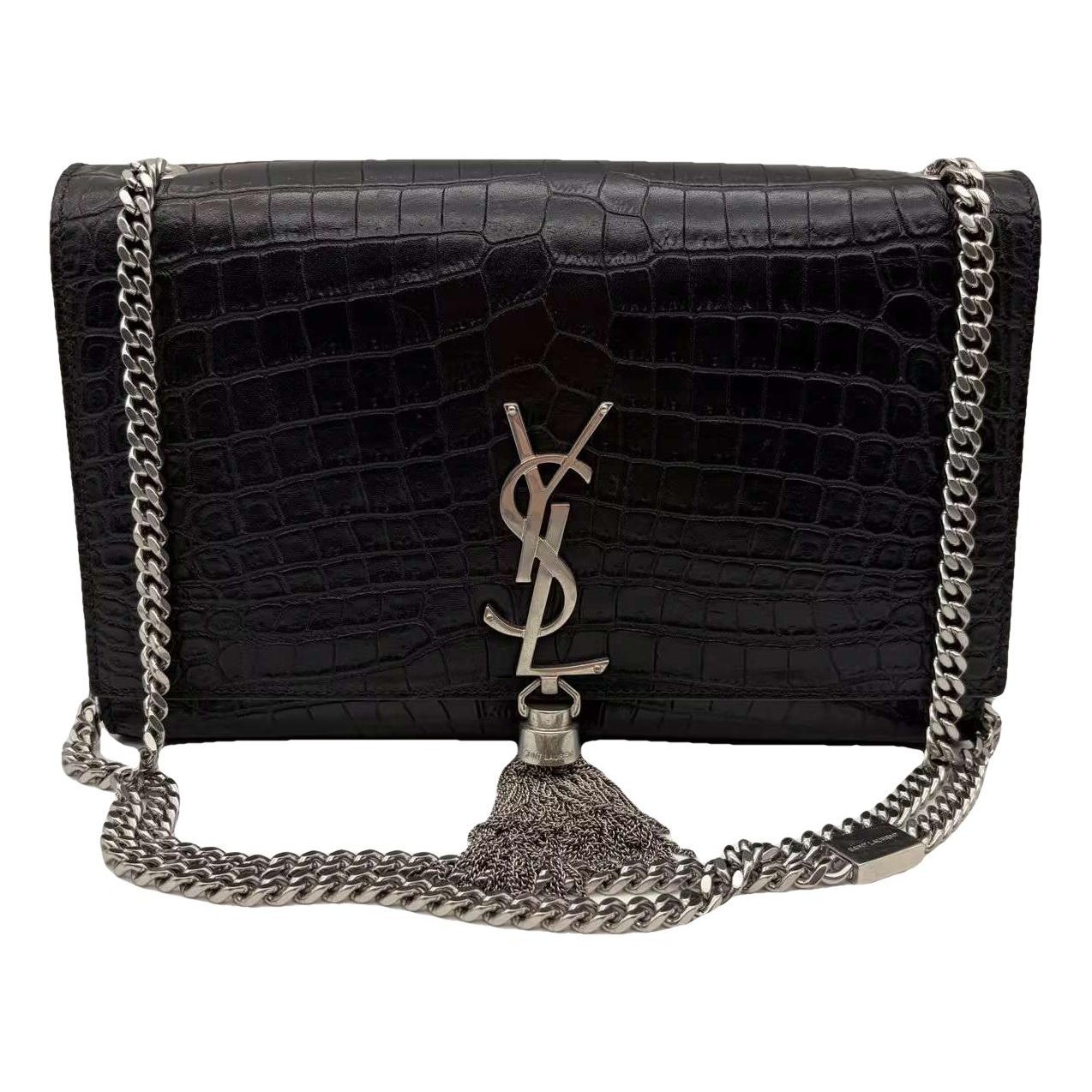 Pompom Kate leather handbag