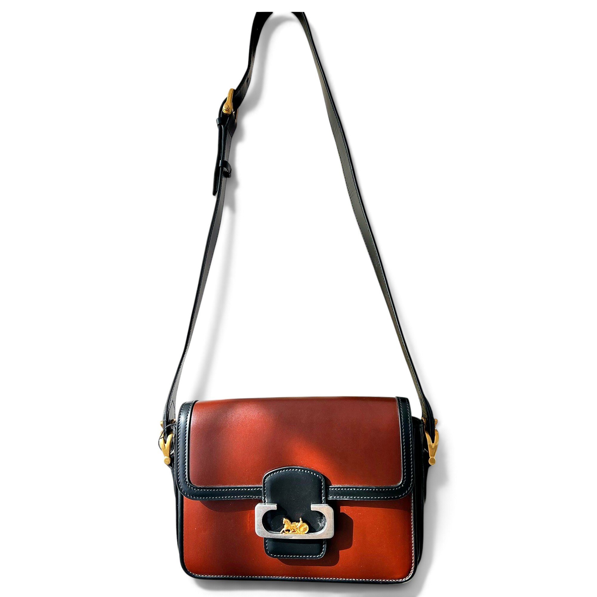 Triomphe leather handbag