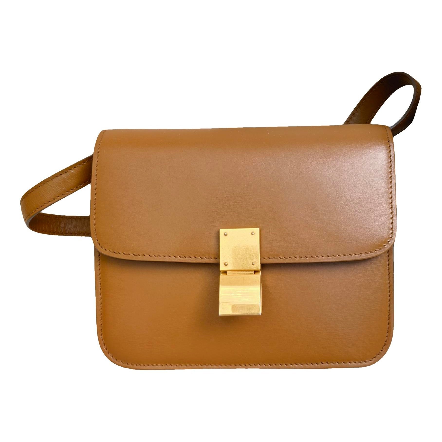 Classic leather crossbody bag
