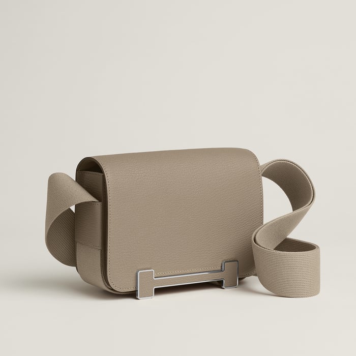 Gris Tourterelle Hermès Geta Bag
