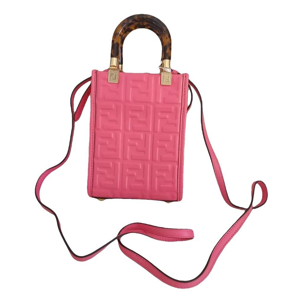 Logo Shopper Tote leather tote
