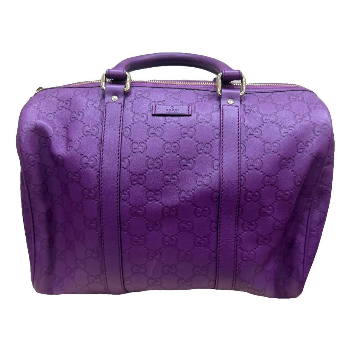 Boston leather handbag