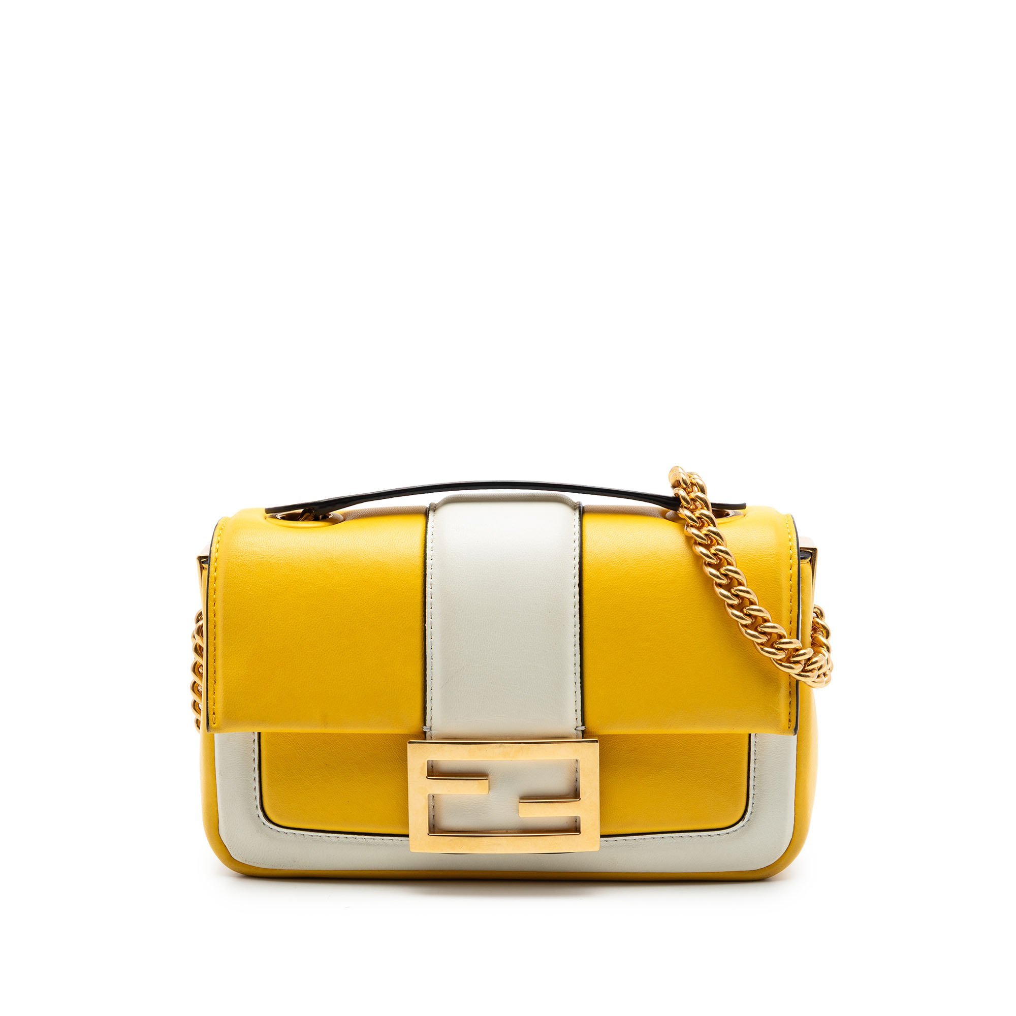 Baguette leather handbag