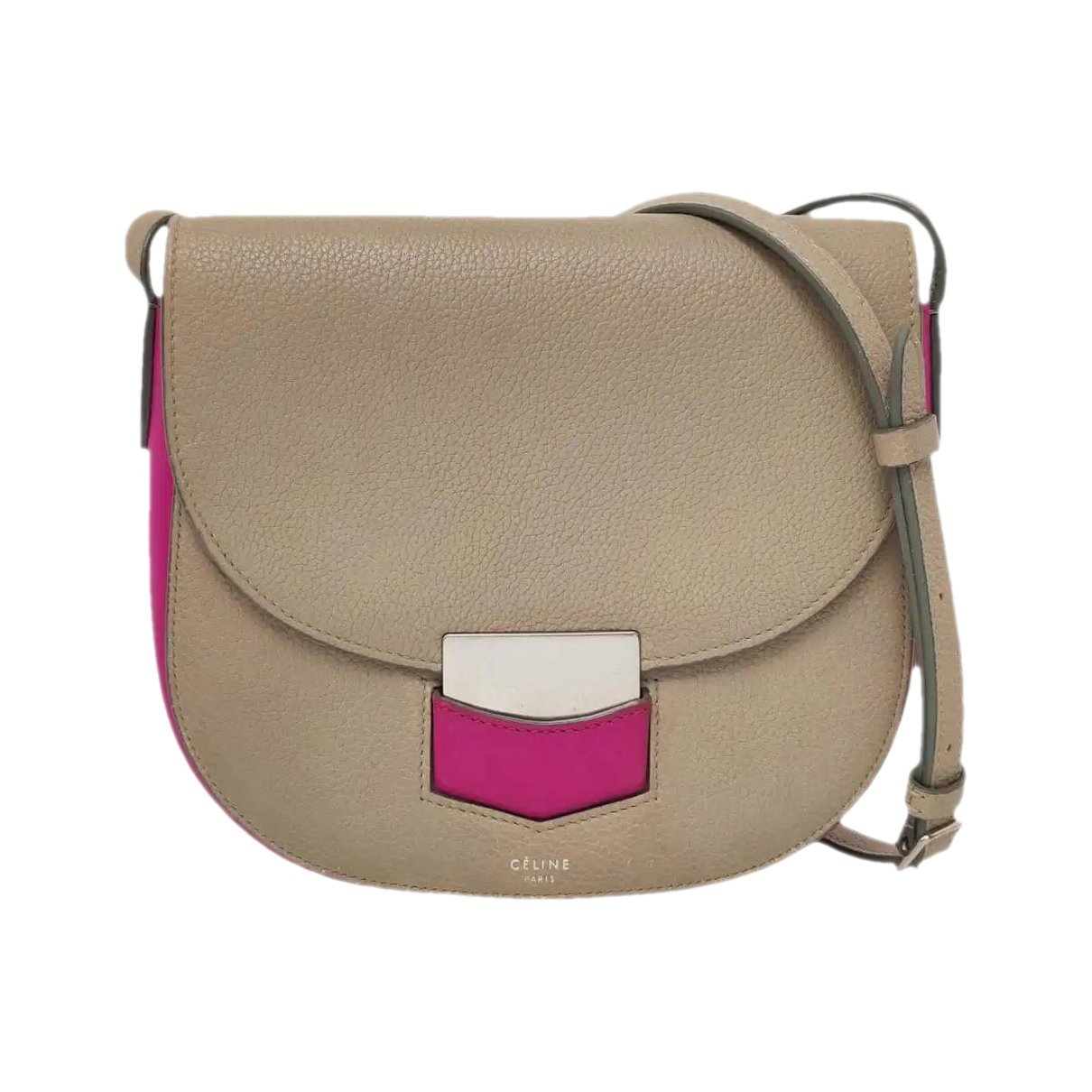 Trotteur leather crossbody bag