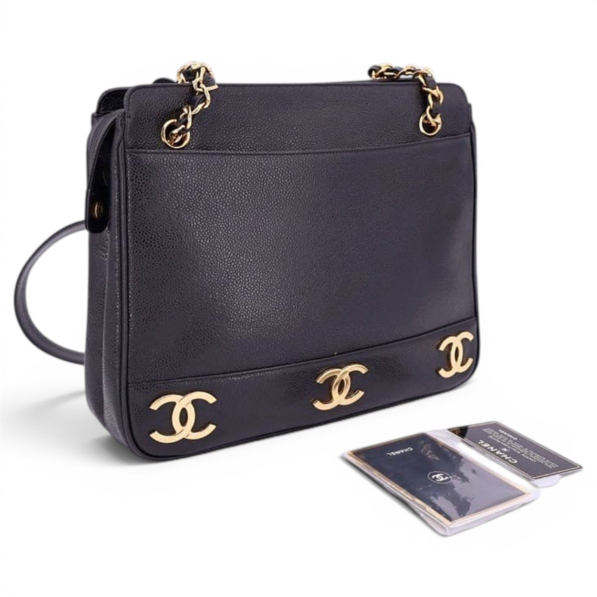 Leather tote