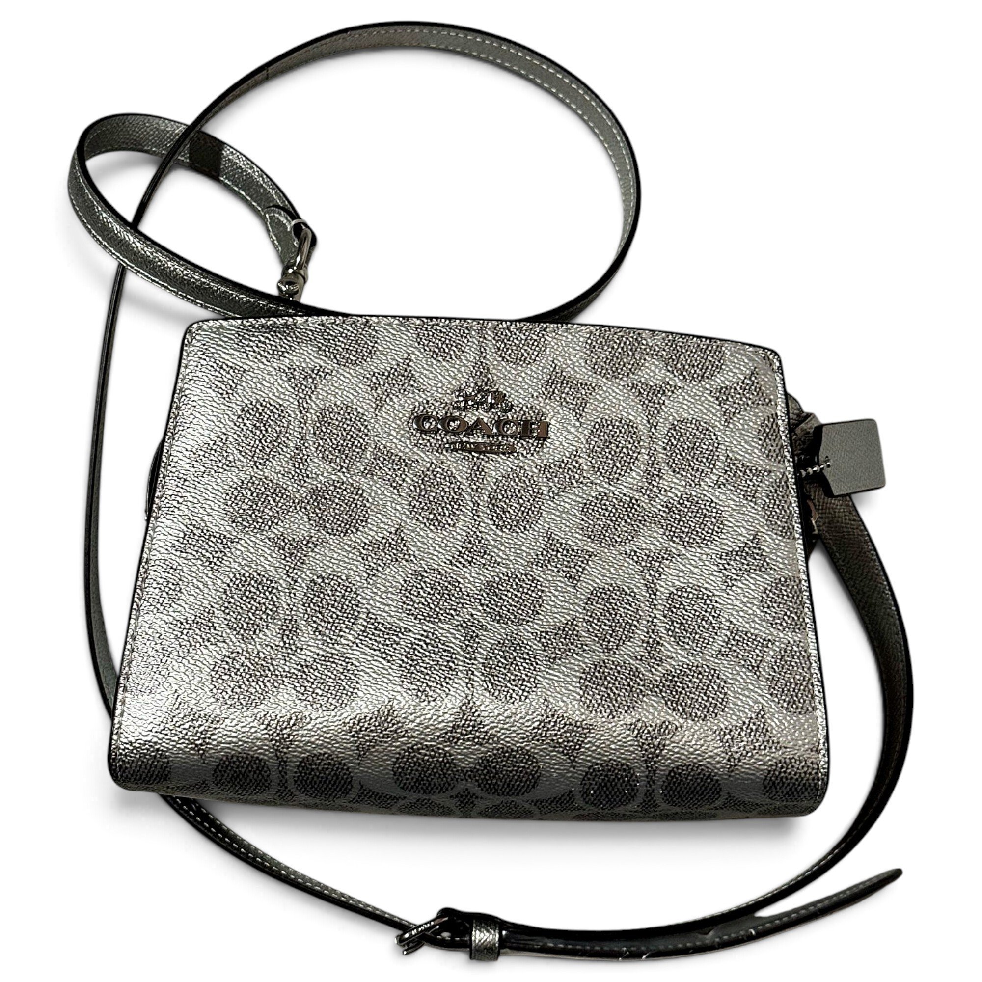 Smooth Crossbody patent leather crossbody bag