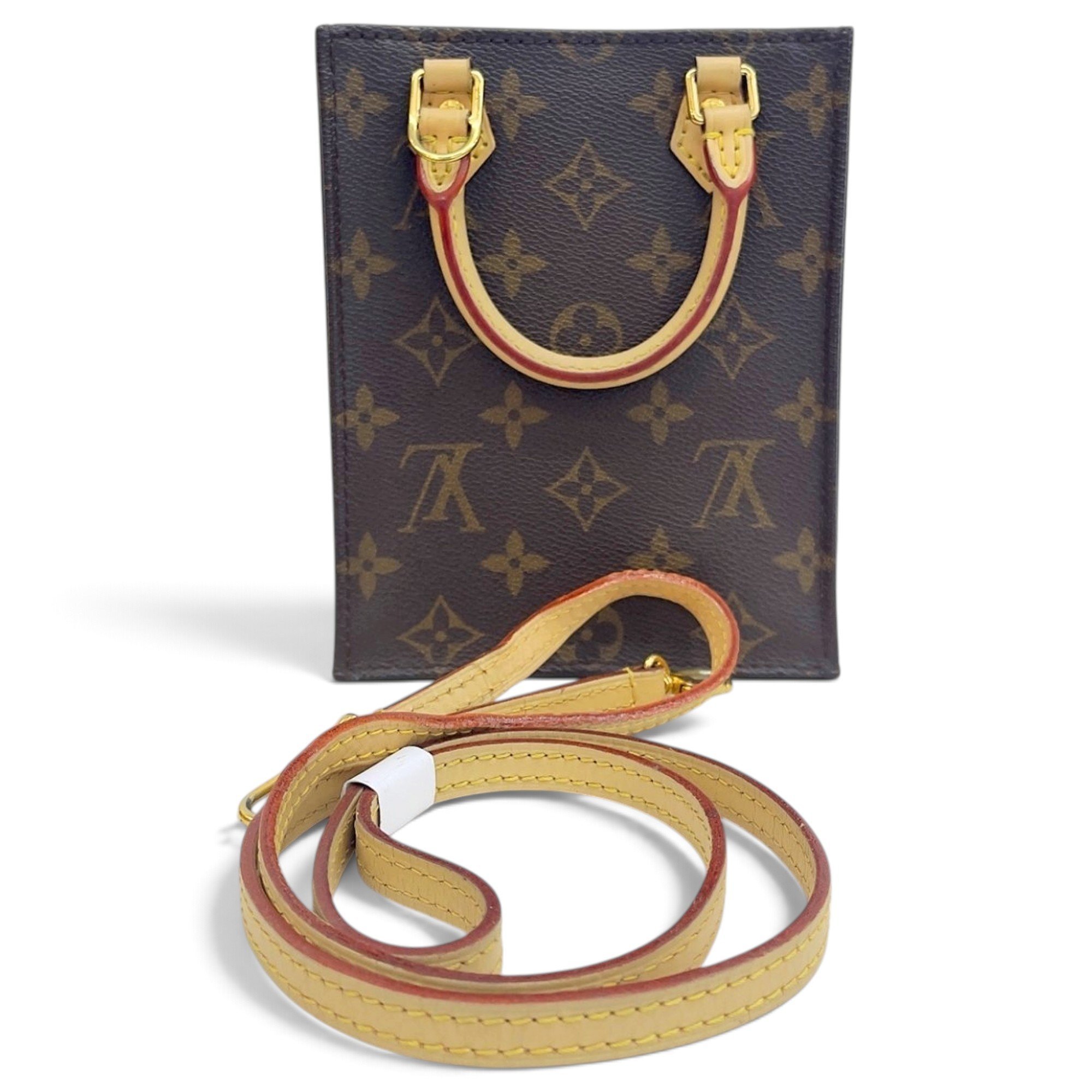 Fold leather mini bag