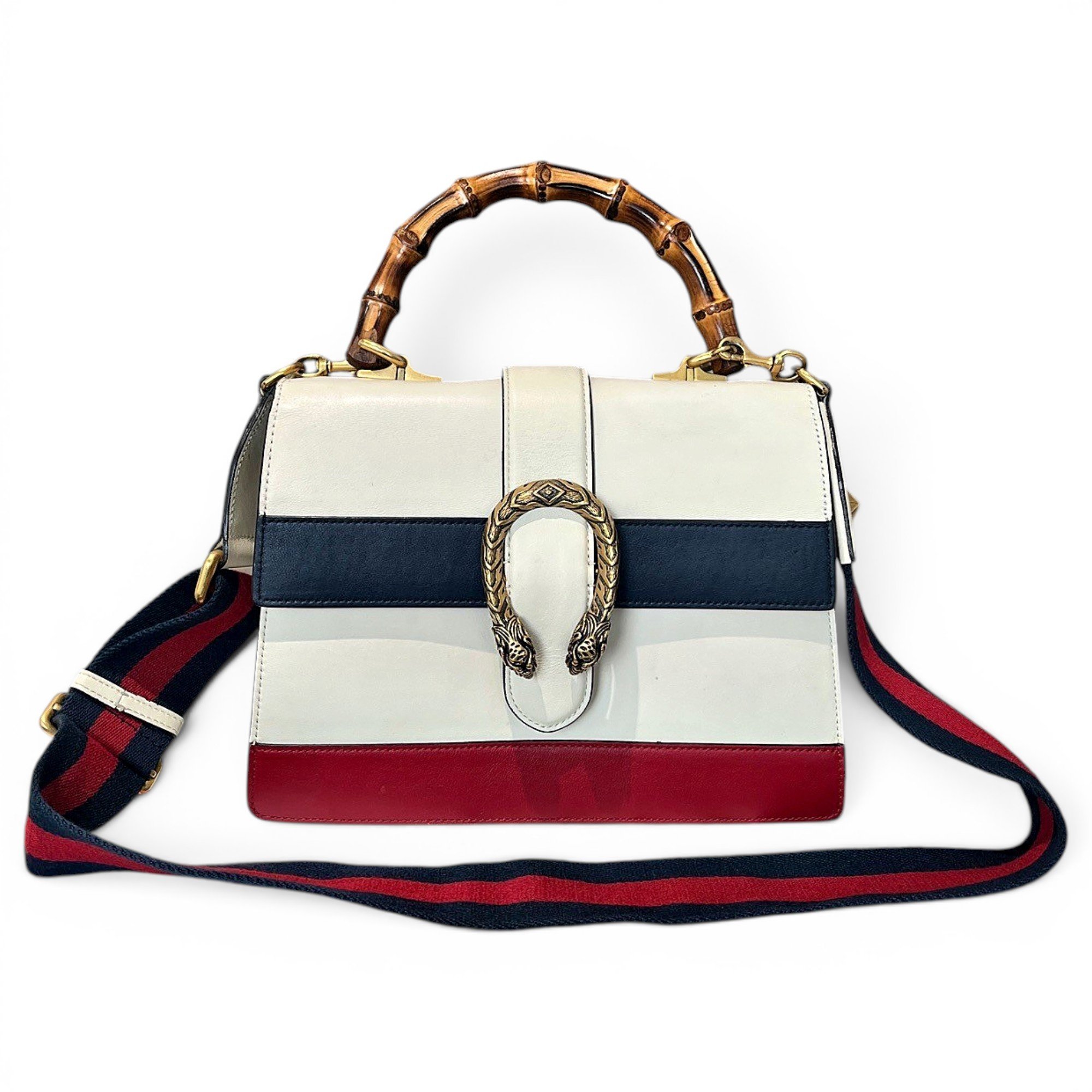 Dionysus Bamboo leather handbag