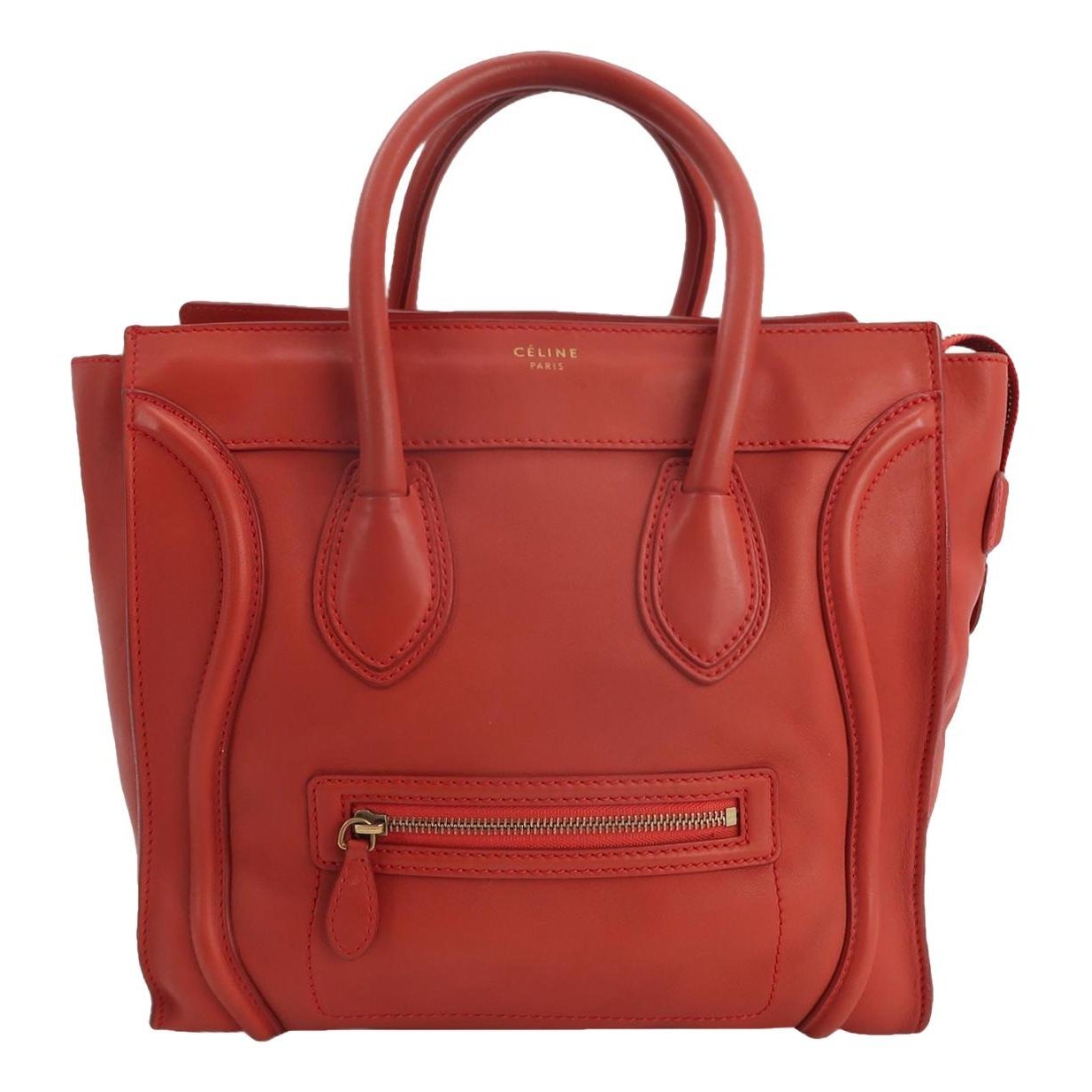 Luggage leather handbag