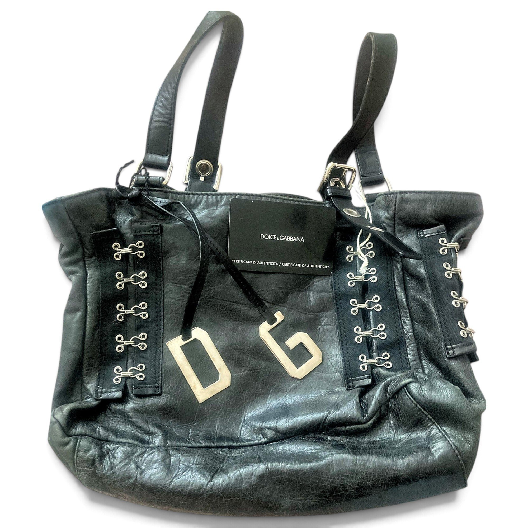 Leather handbag