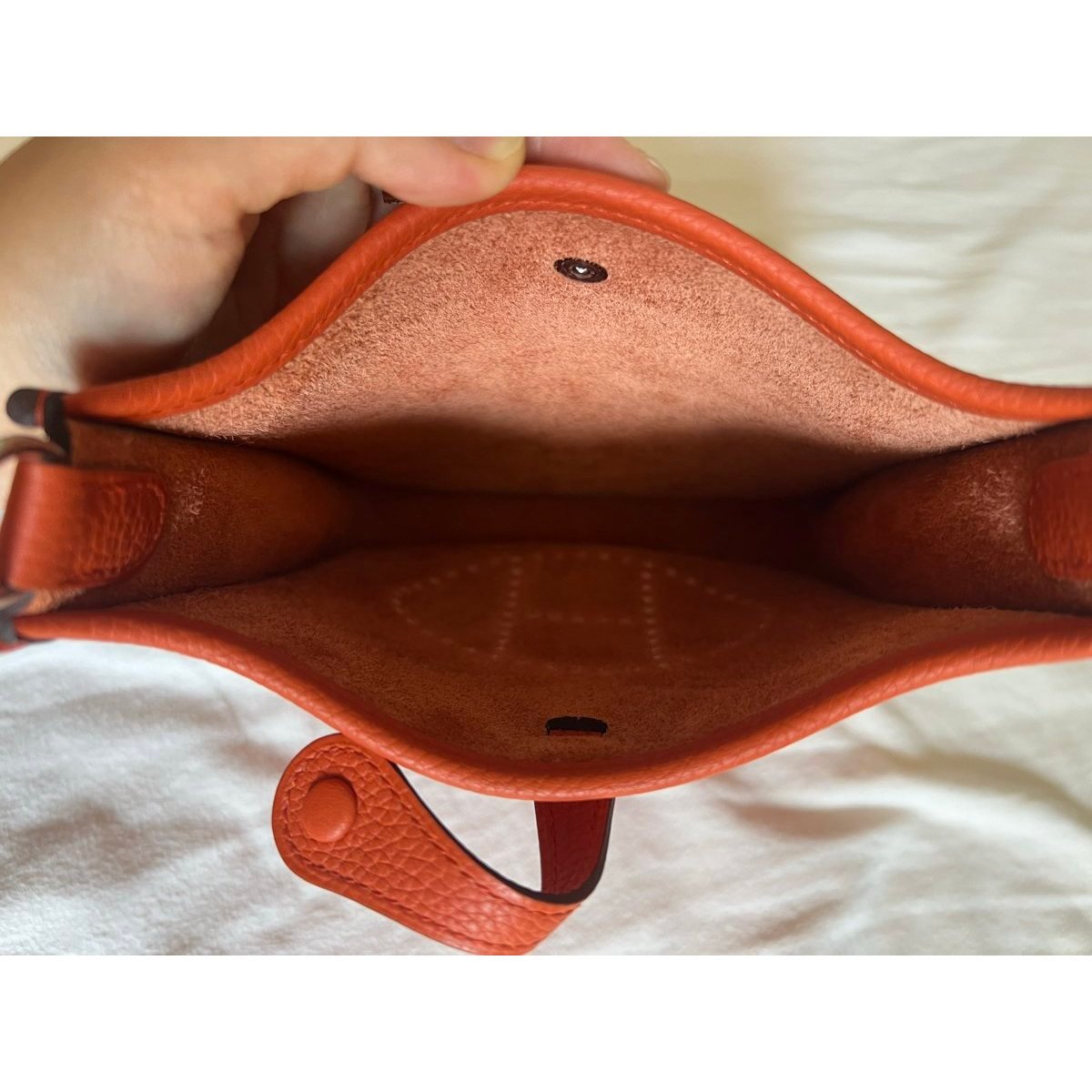 Hermes Evelyne Handbag Clemence Leather 2020