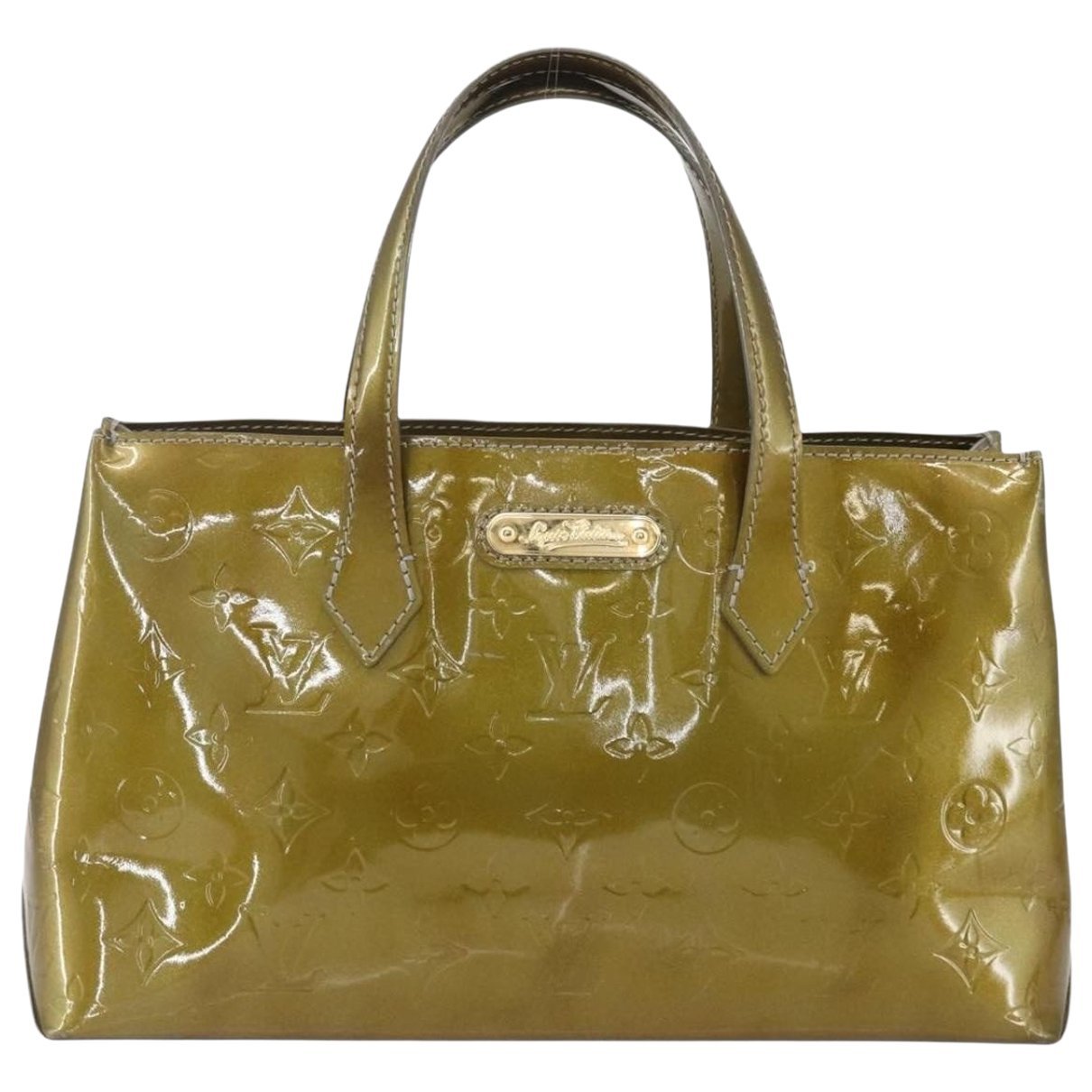 Wilshire patent leather handbag