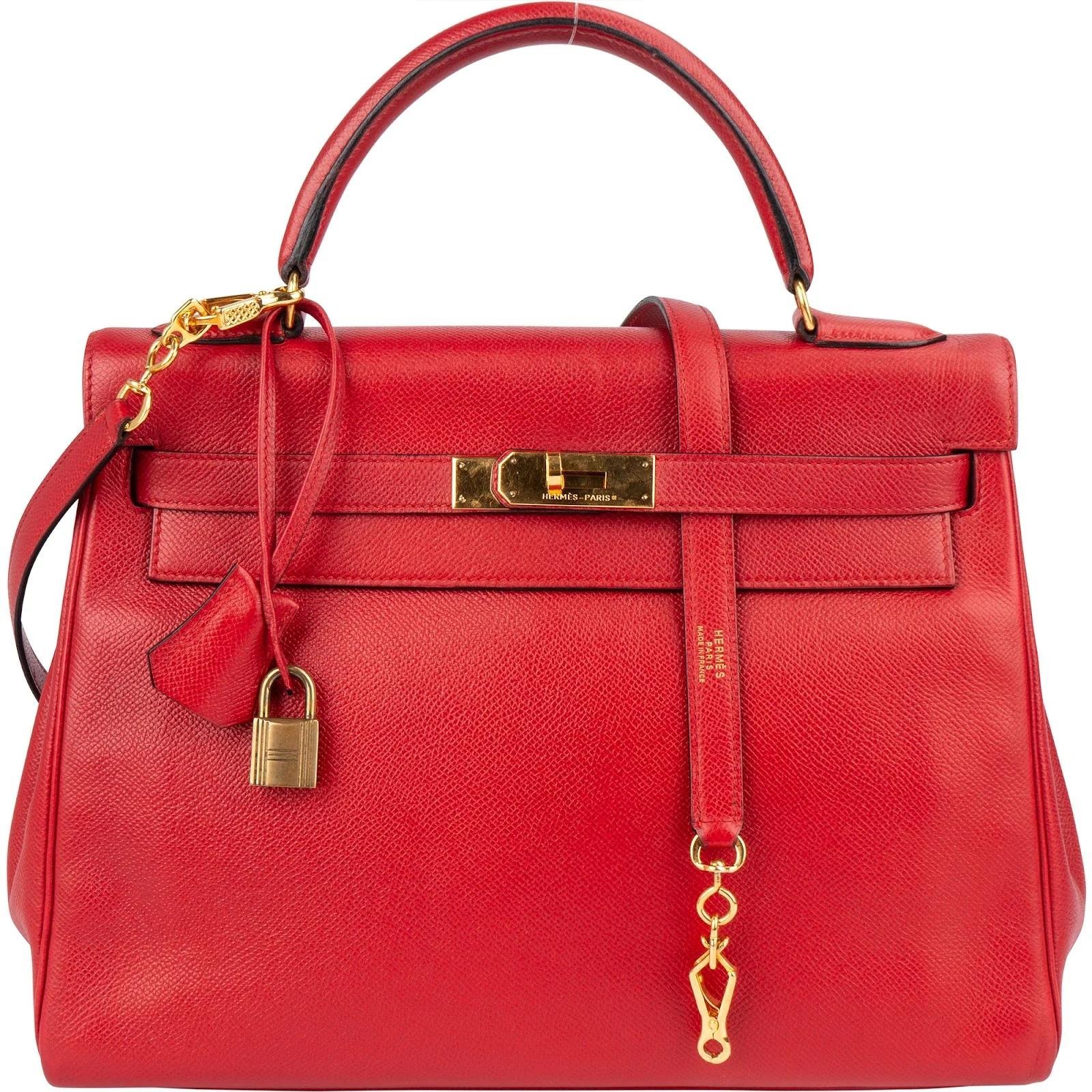 Kelly 32 leather handbag