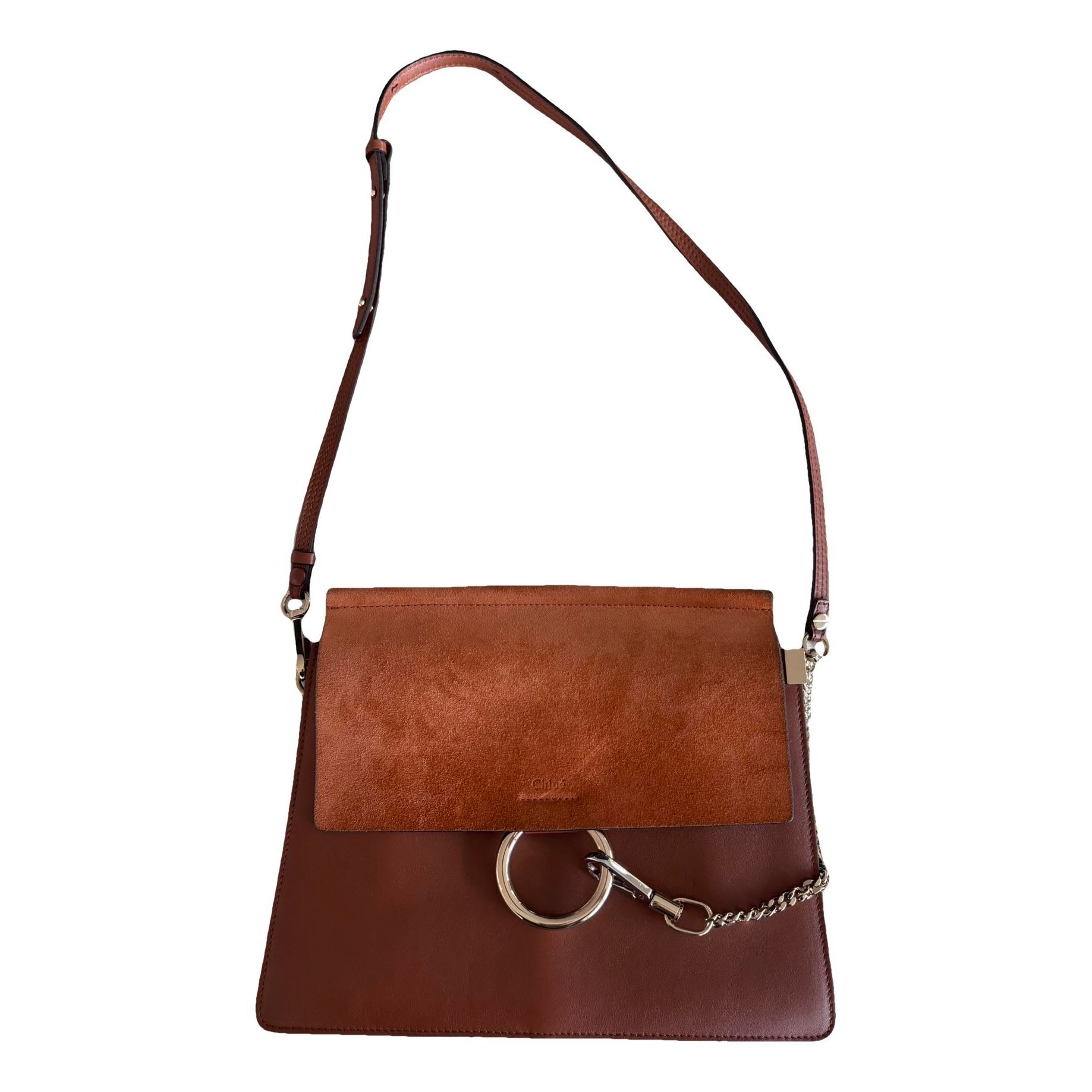 Faye leather handbag