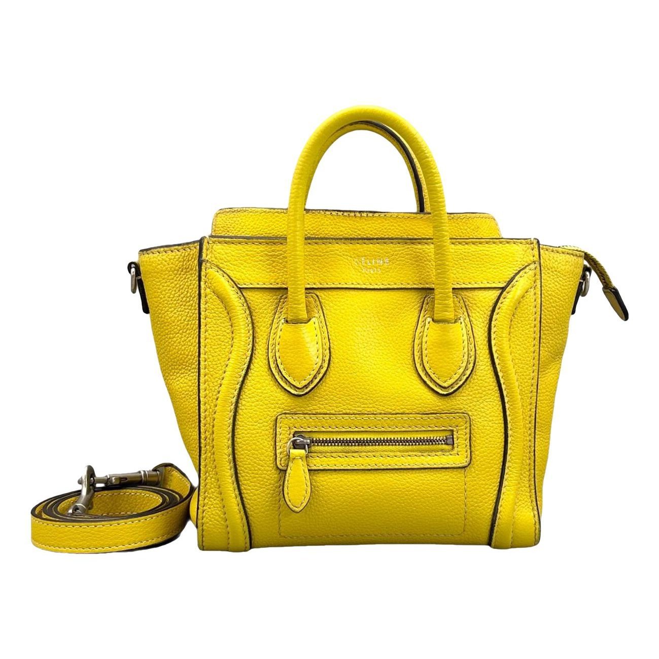 Nano Luggage leather handbag