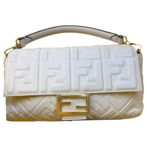 Baguette leather handbag