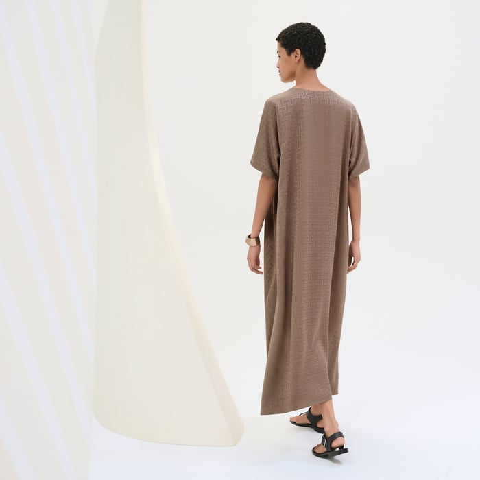 "Mosaique" Belted Caftan