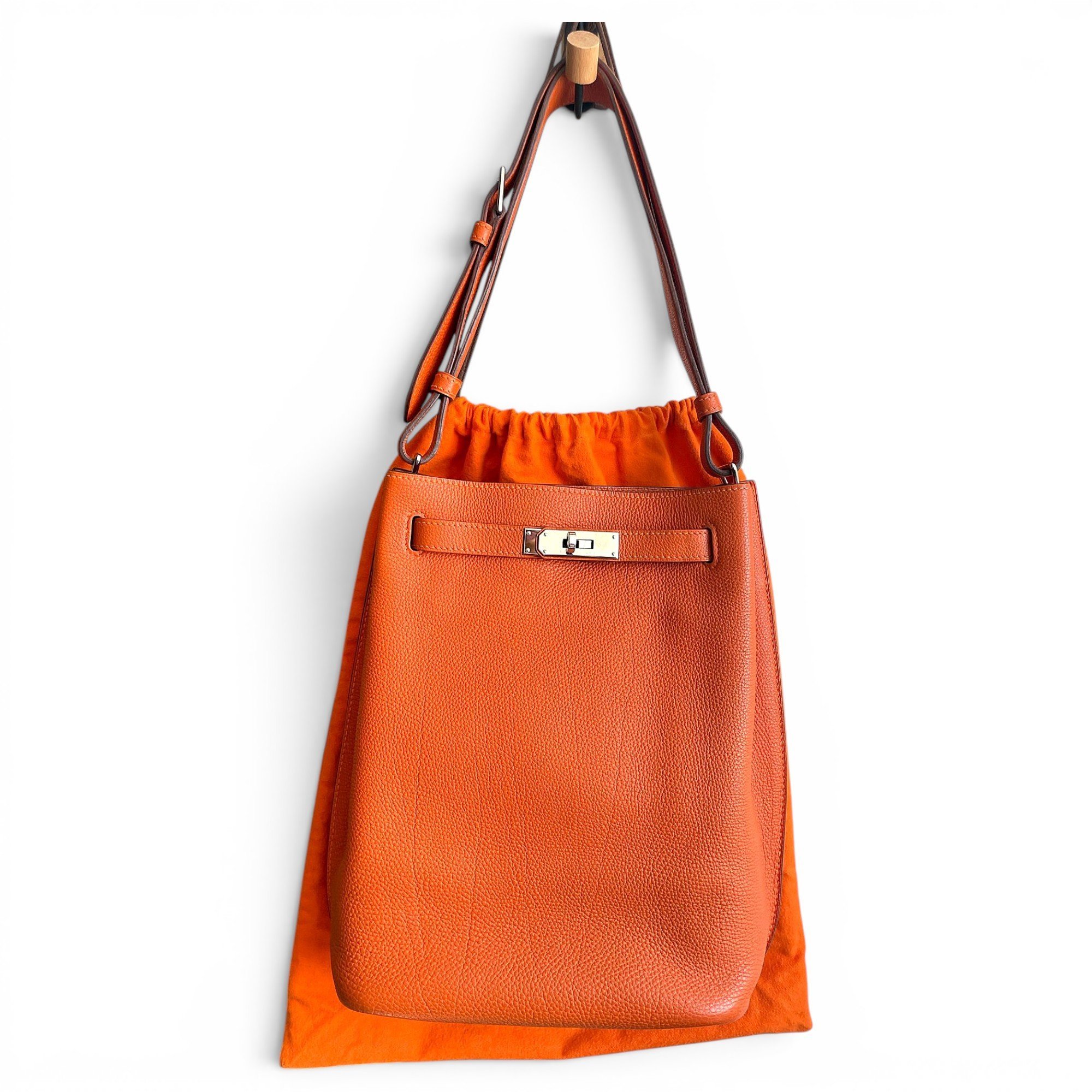 So Kelly leather handbag