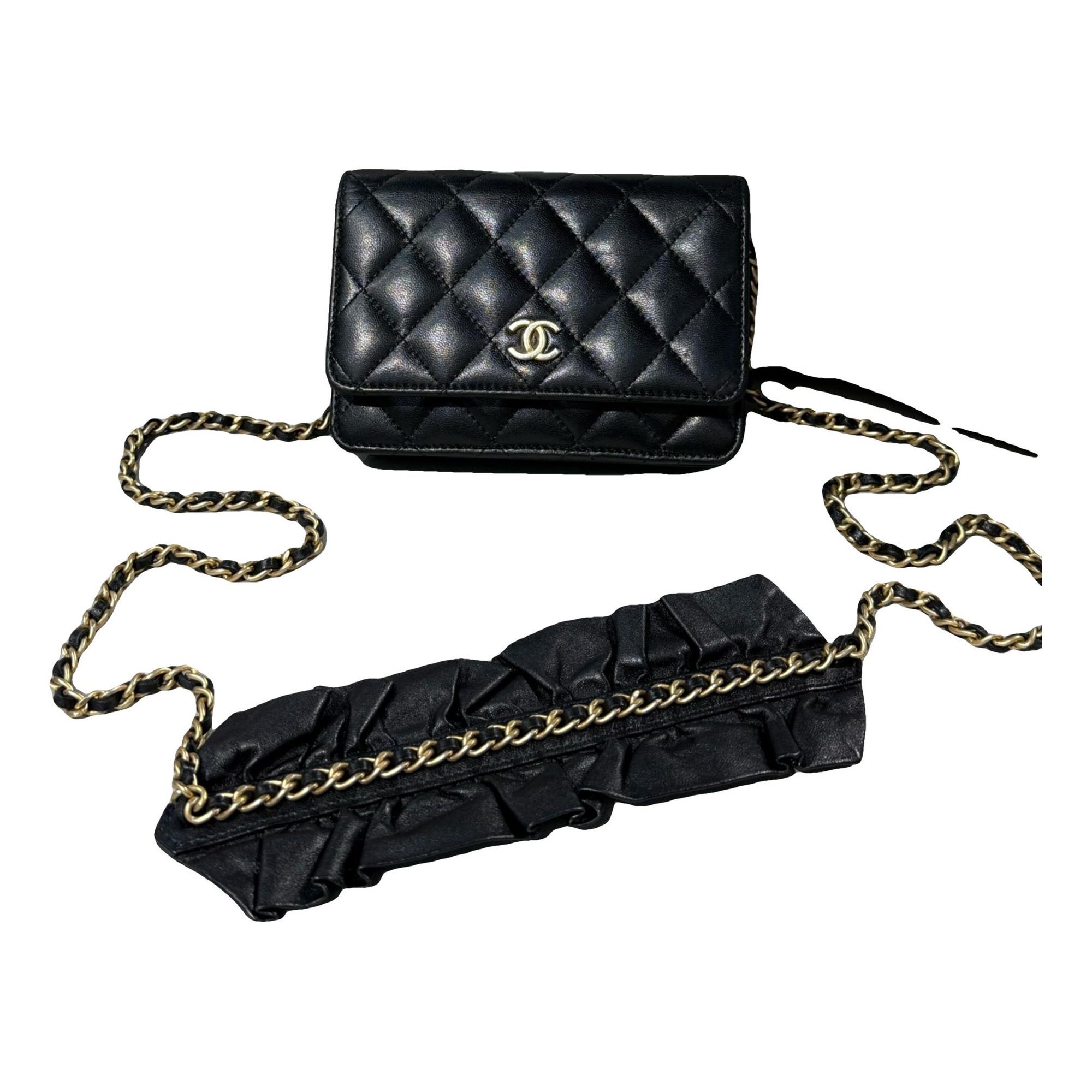 Wallet On Chain Timeless/Classique leather crossbody bag