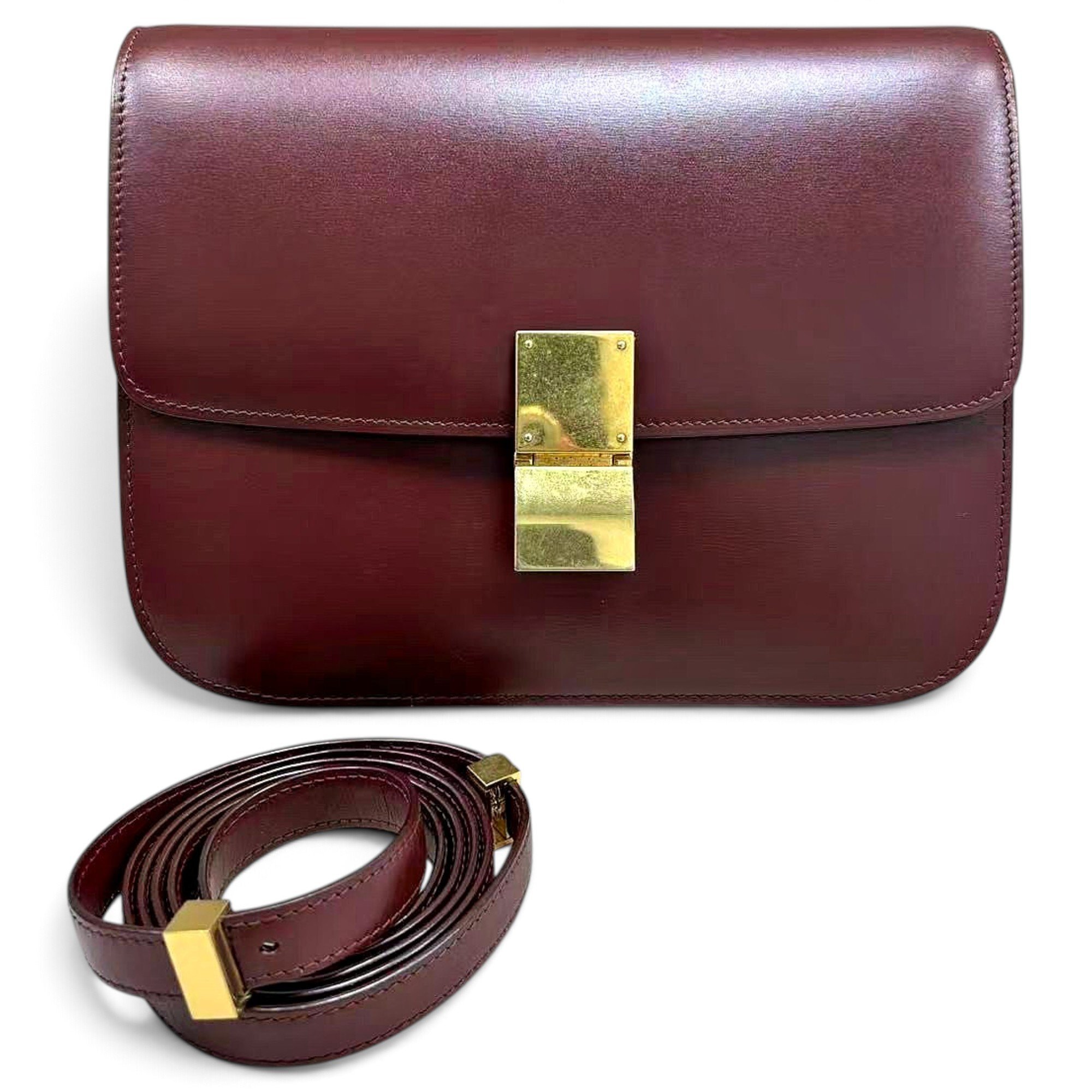 Classic leather handbag