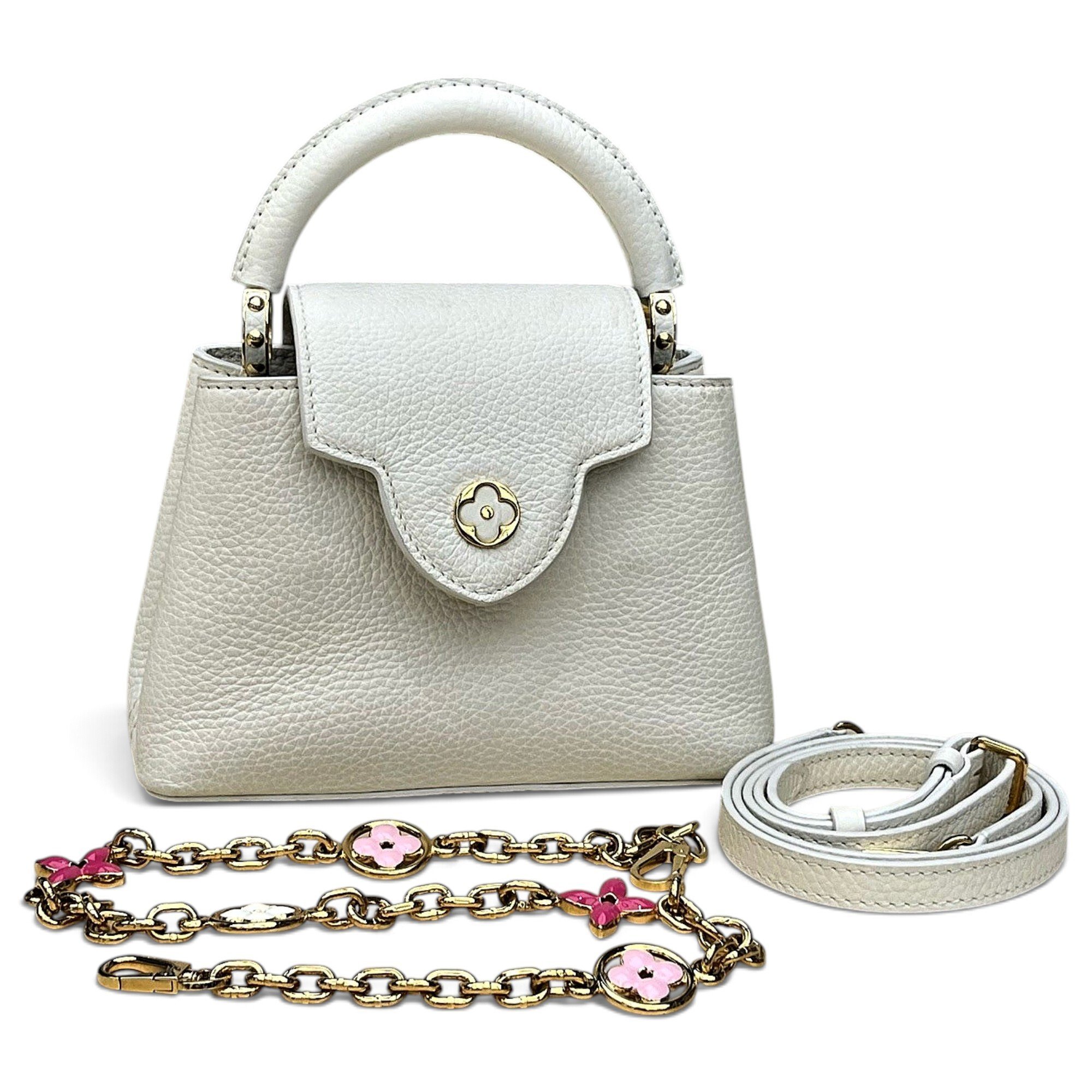 Capucines leather handbag