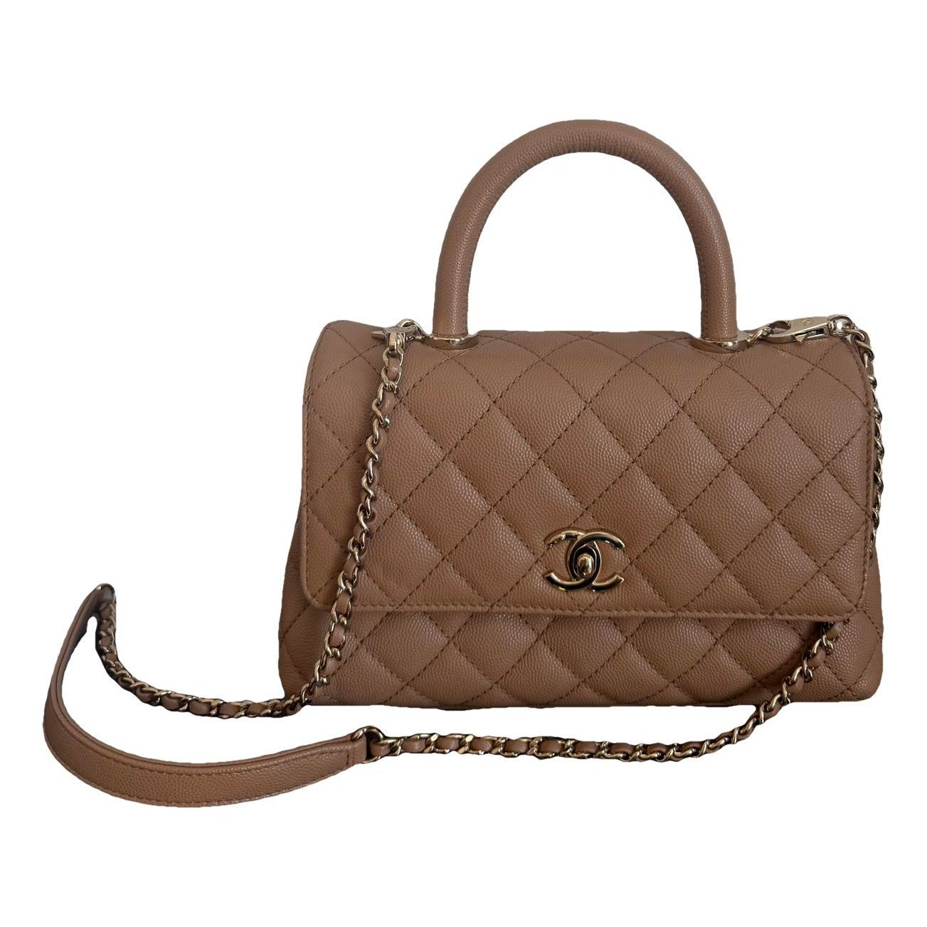 Coco Handle leather handbag