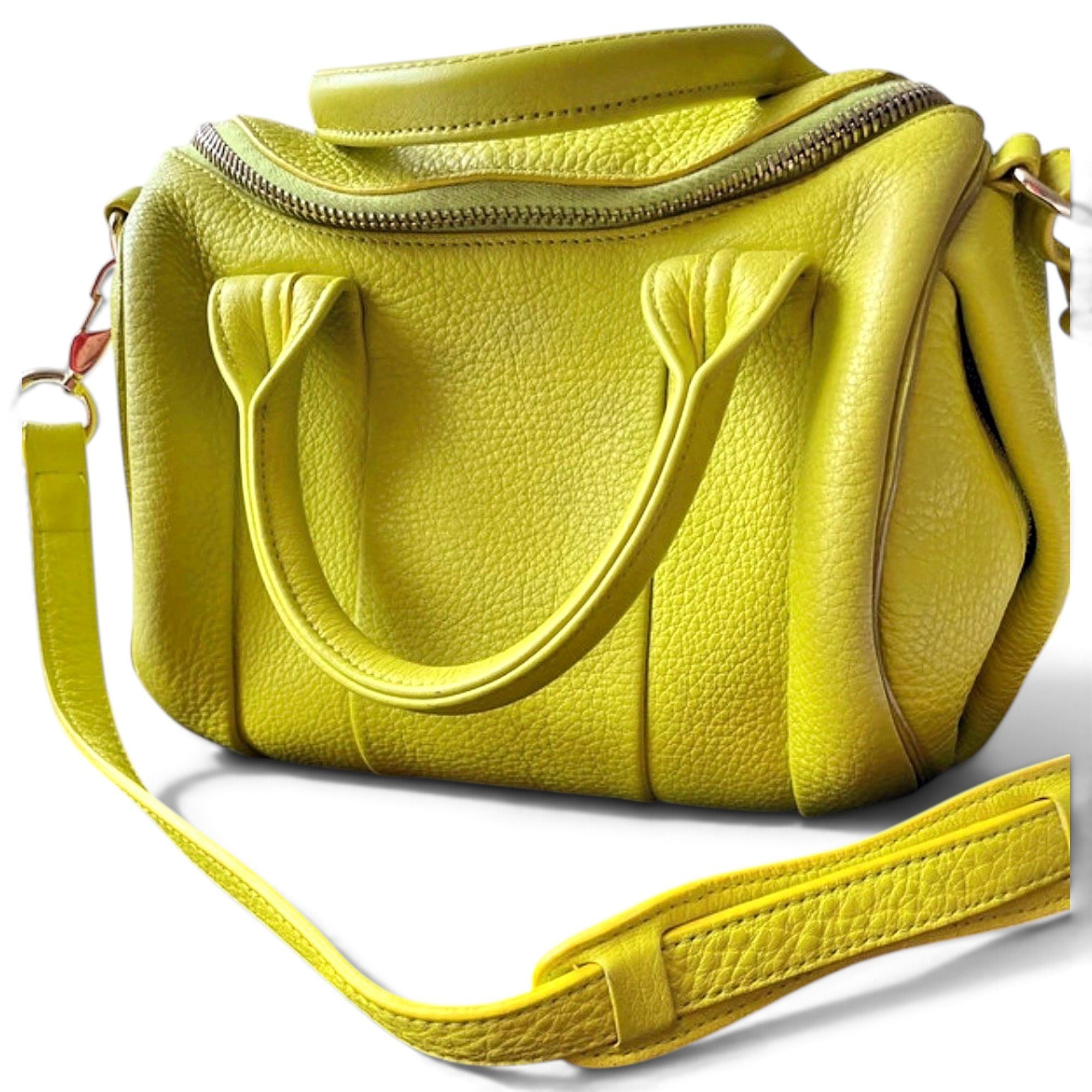 Rocco leather bowling bag