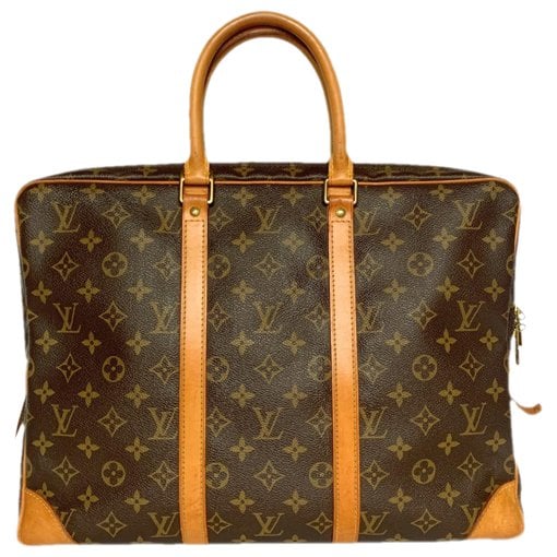 Porte Documents Voyage patent leather handbag