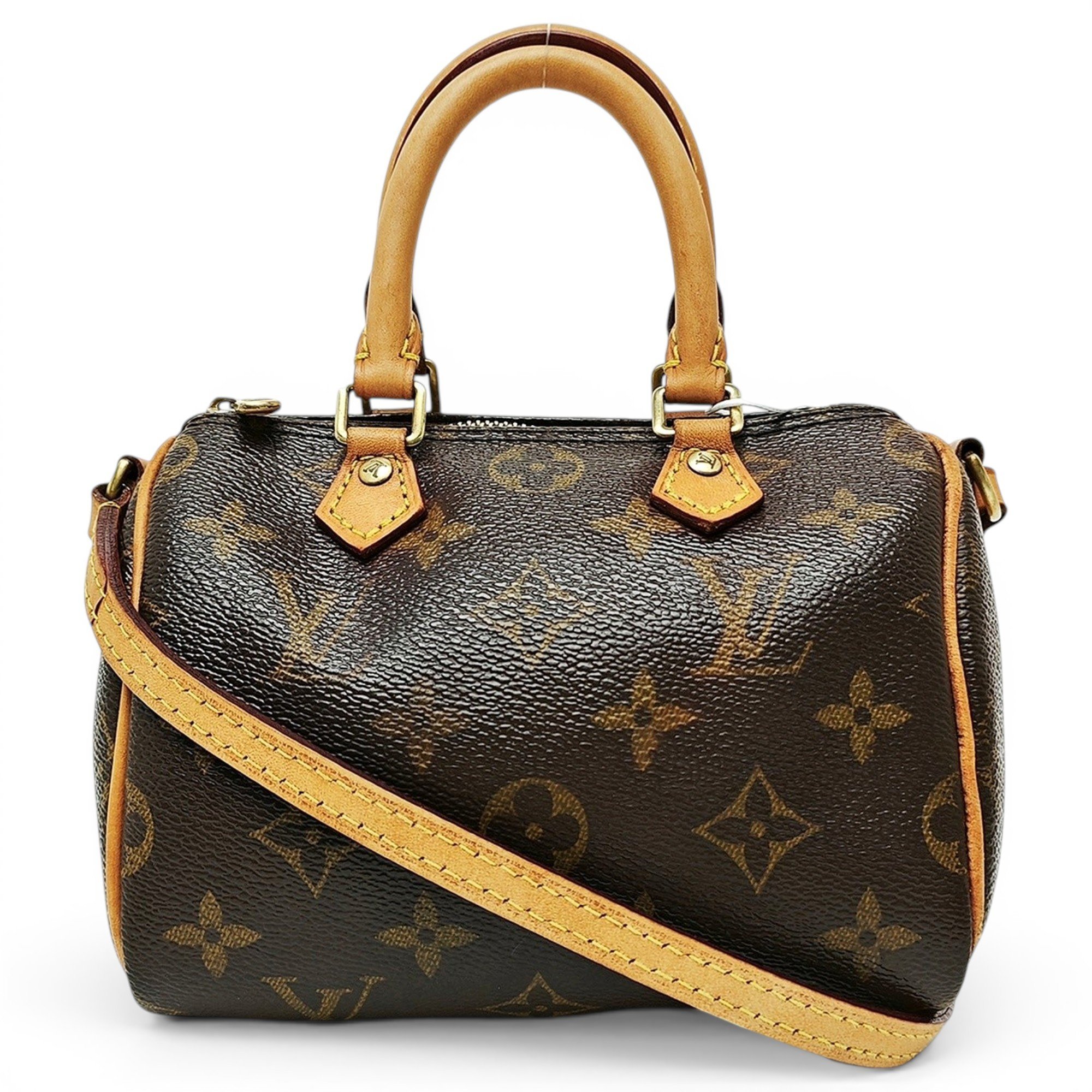 Nano Speedy / Mini HL leather handbag