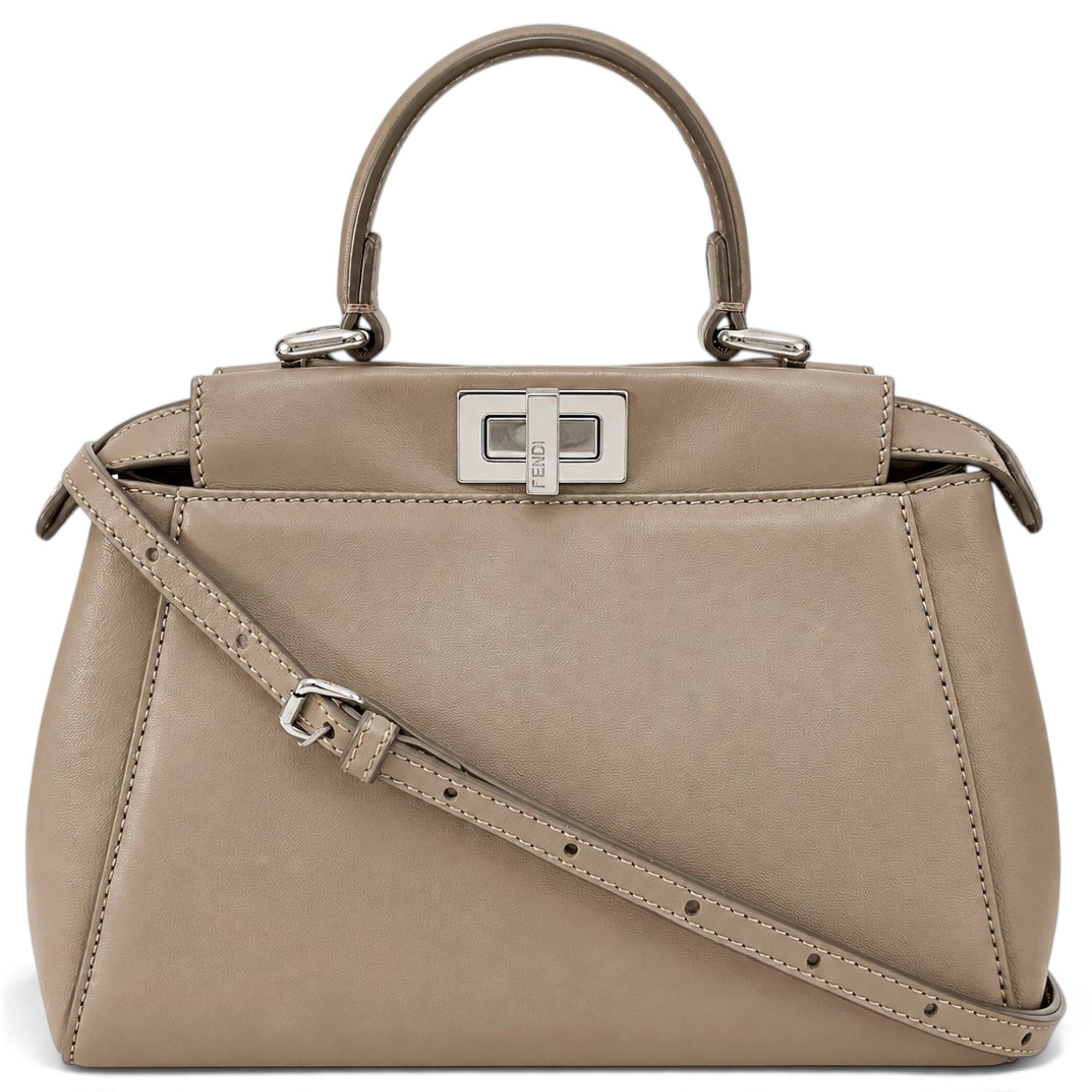 Peekaboo leather handbag