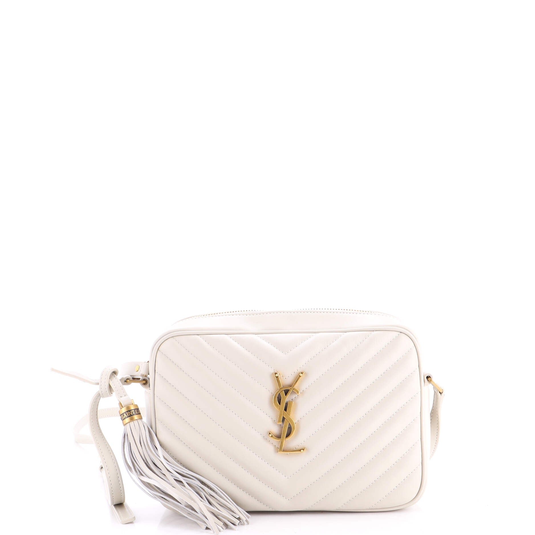 Lou Camera Bag Matelasse Chevron Leather Small