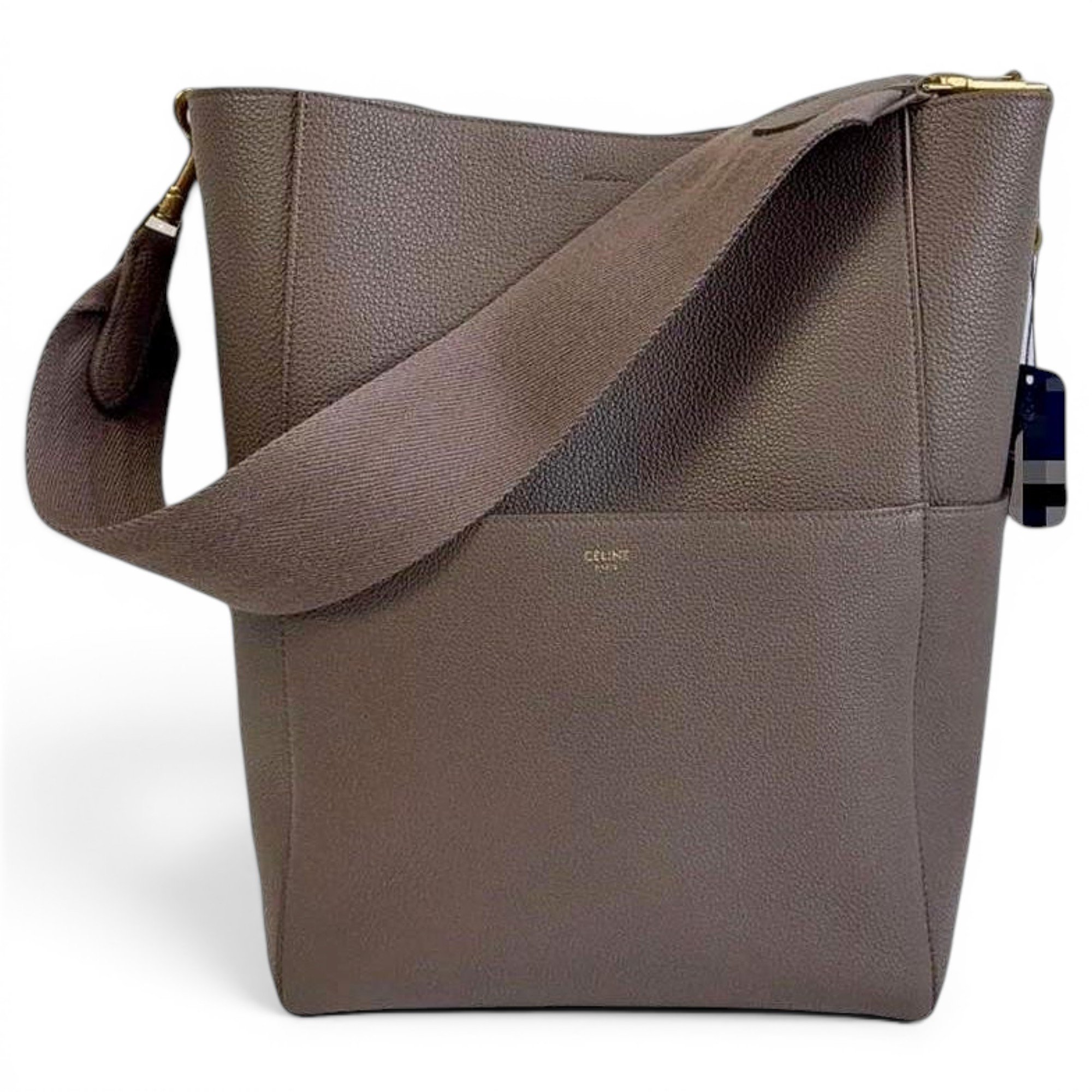 Seau Sangle leather handbag