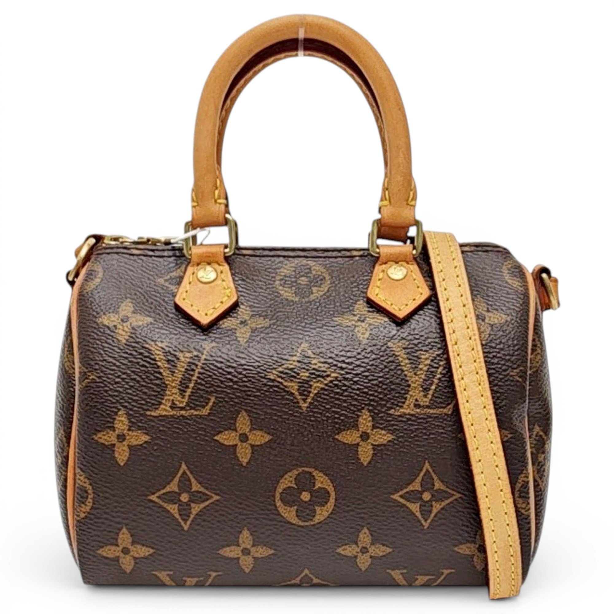 Nano Speedy / Mini HL leather handbag