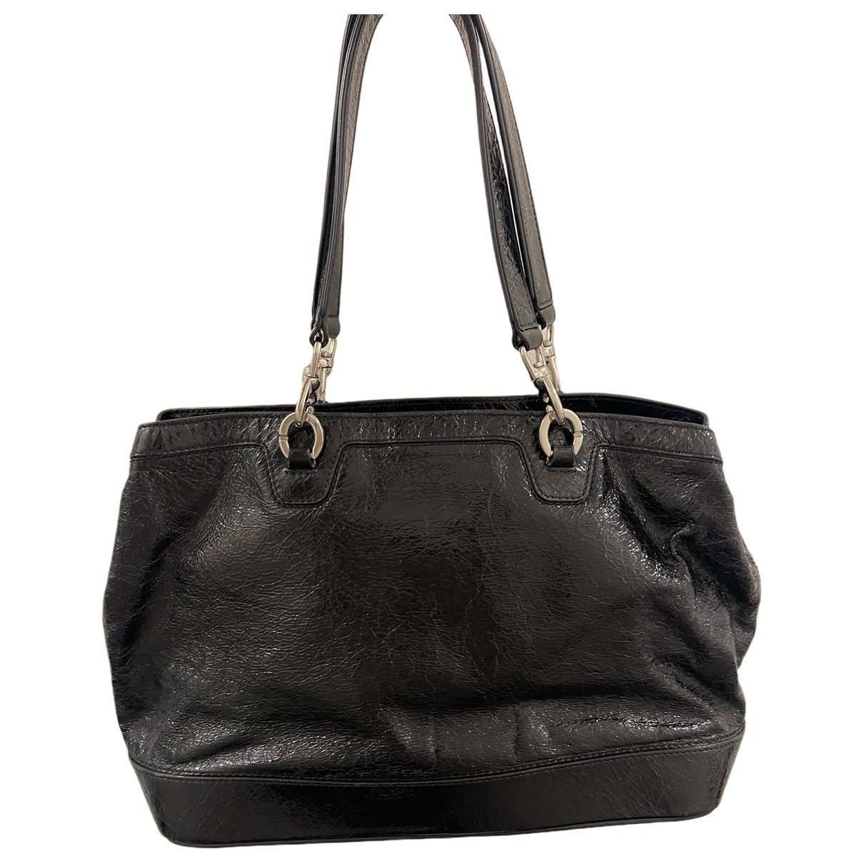 Cabas leather tote