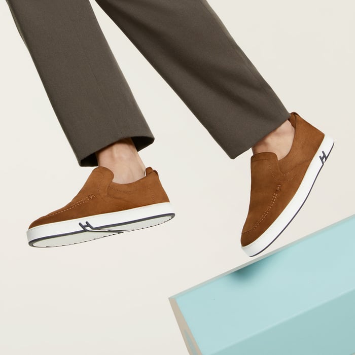 Brun Fumé Kiddy Slip-on Sneaker