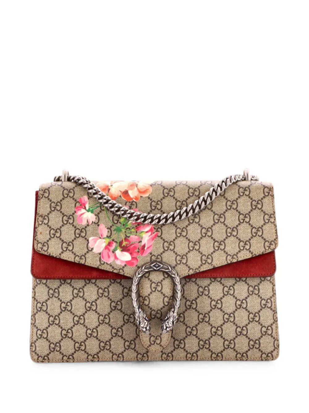 Dionysus Bag Blooms Print GG Coated Canvas Medium shoulder bag