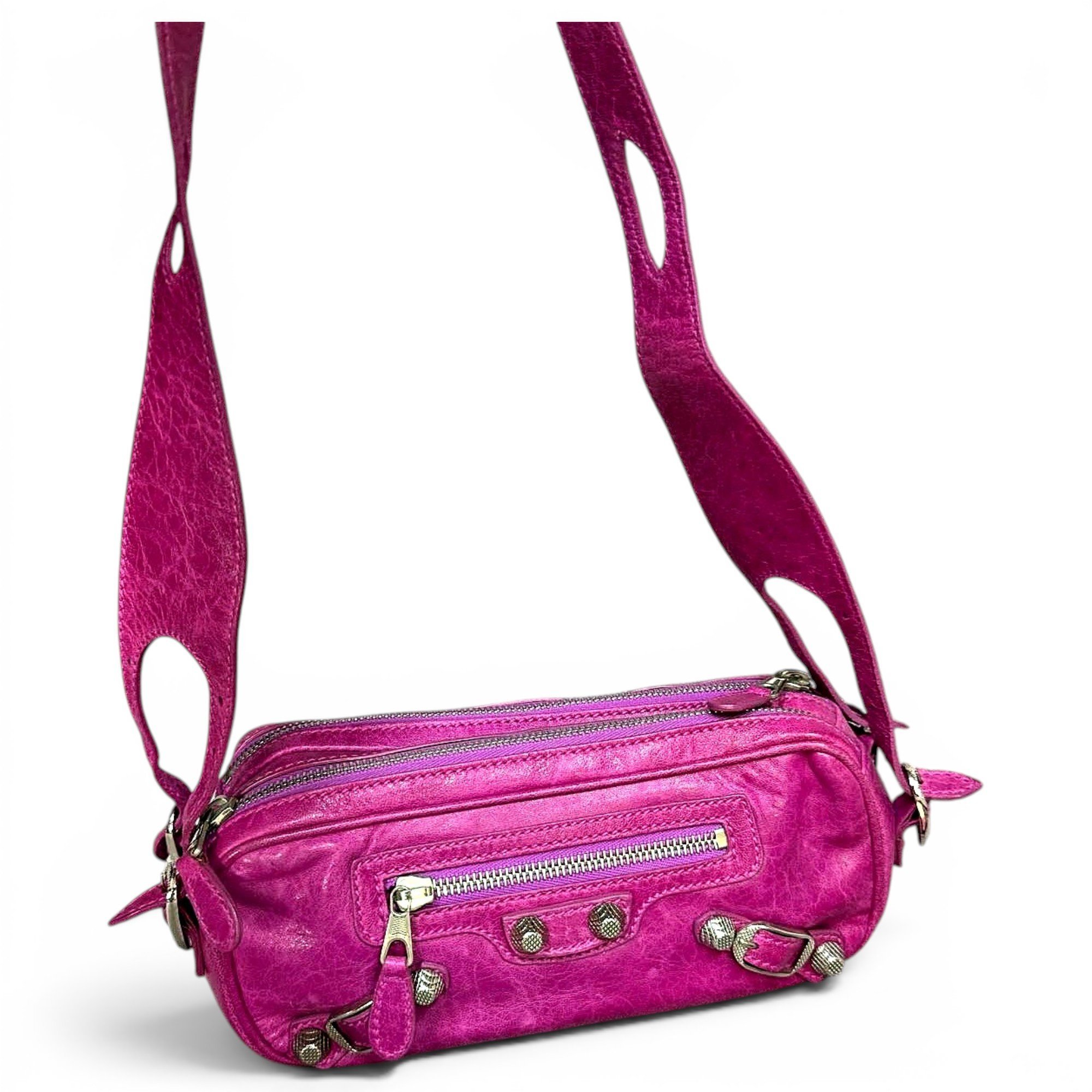 Le Cagole leather crossbody bag