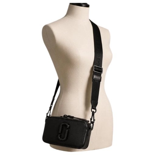Snapshot leather crossbody bag