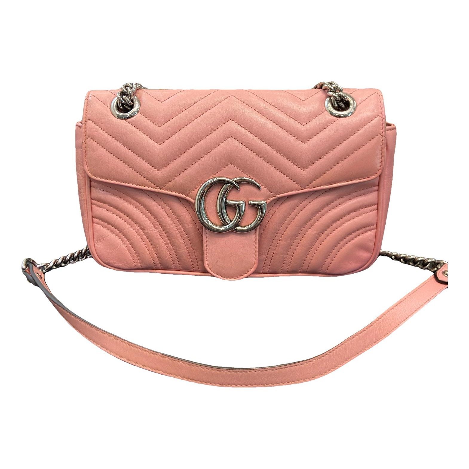 GG Marmont Flap leather handbag