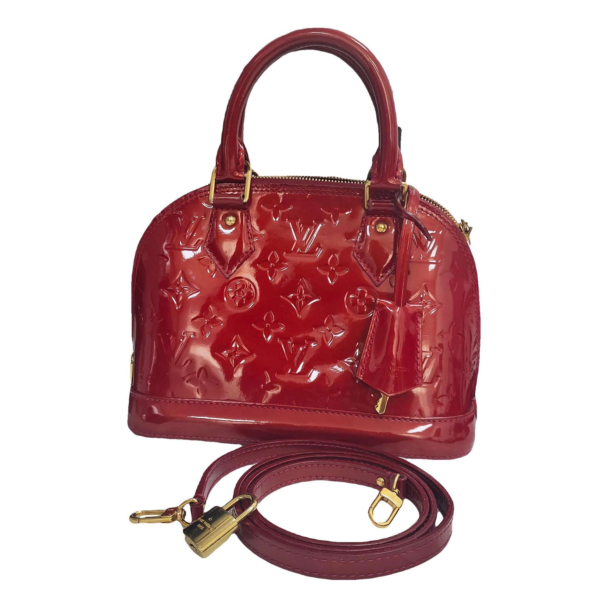 Alma patent leather handbag
