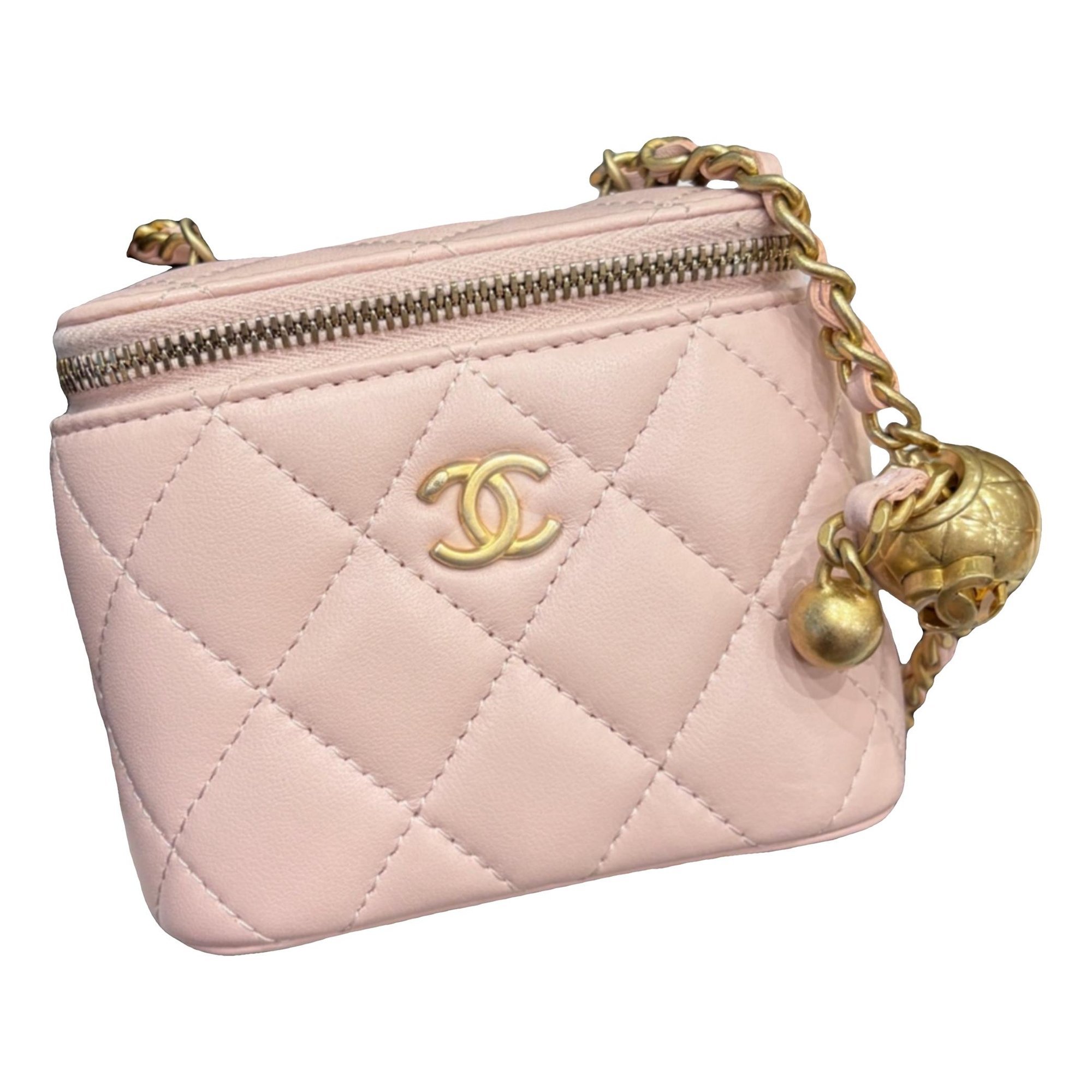 Trendy CC Vanity leather handbag
